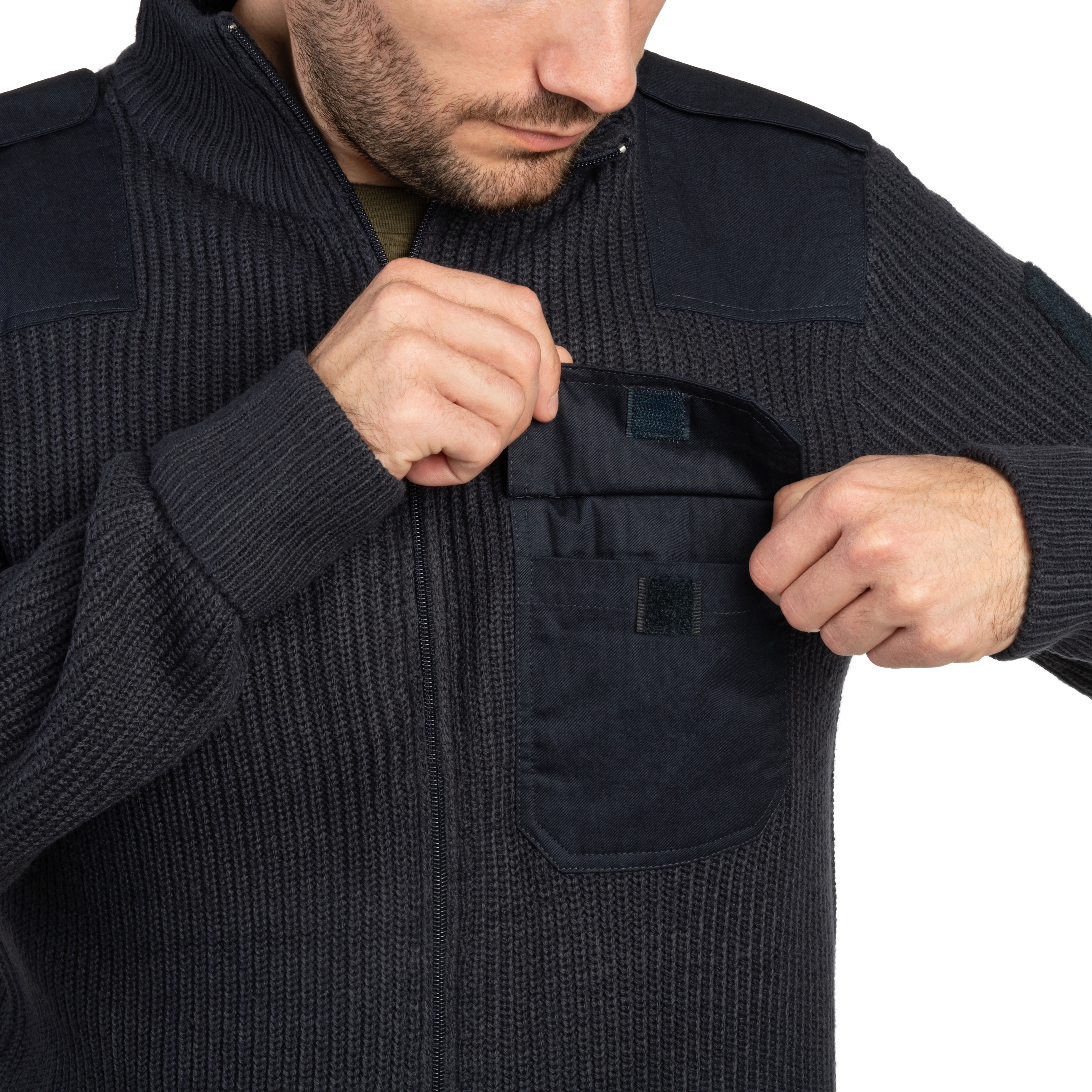 Светр Brandit BW Cardigan - Navy