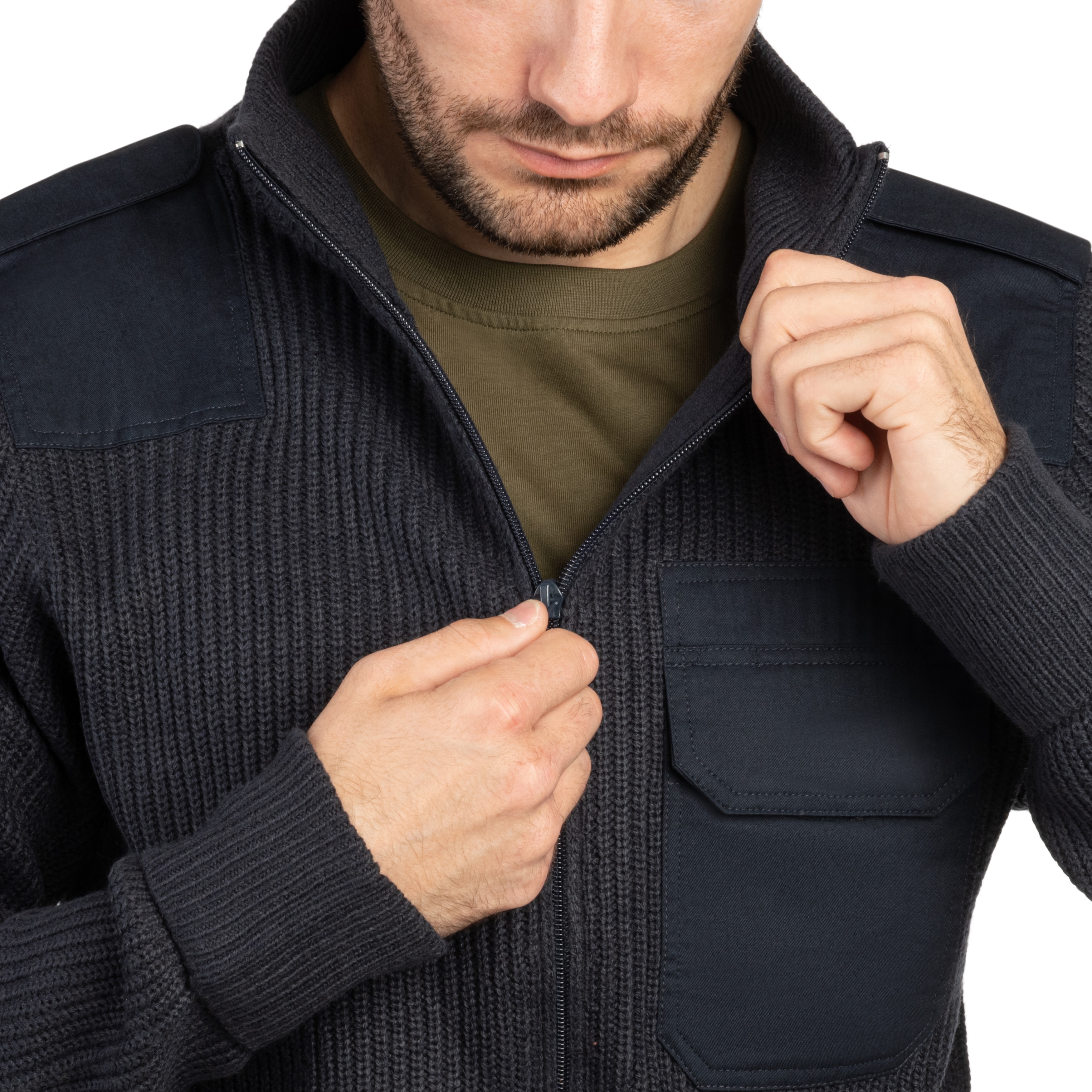 Светр Brandit BW Cardigan - Navy