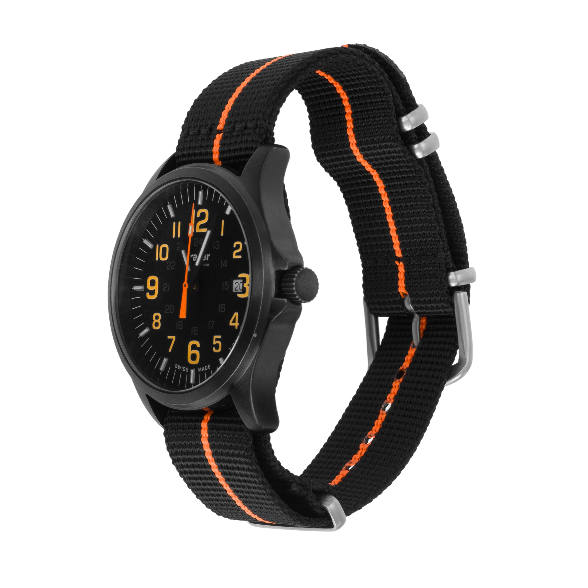 Zegarek Traser P67 Officer Pro GunMetal TS - Black/Orange