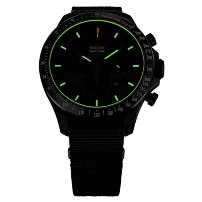 Zegarek Traser P67 Officer Pro Chronograph TS - Black