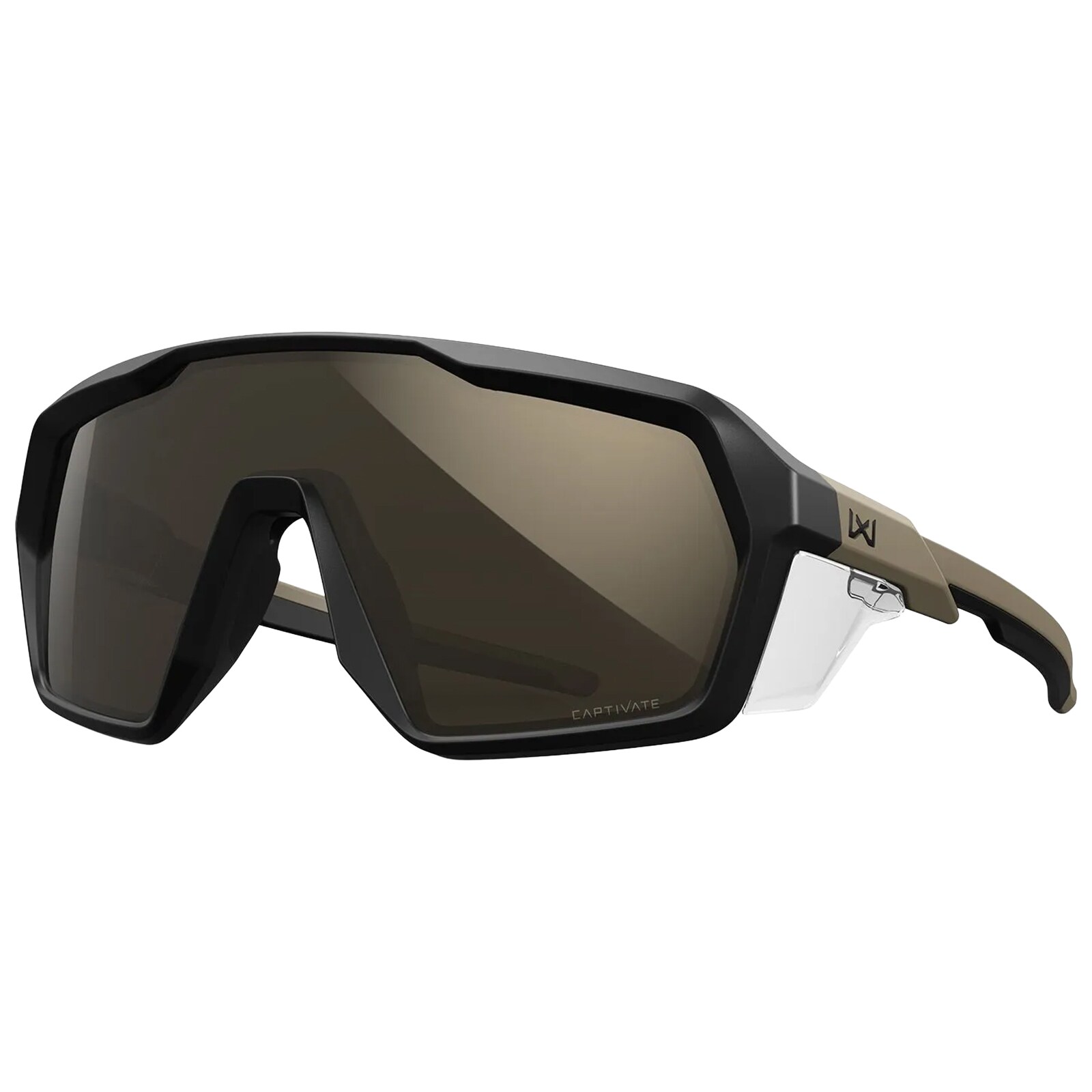 Okulary taktyczne Wiley X Citadel - Captivate Tungsten/Matte Black Tan