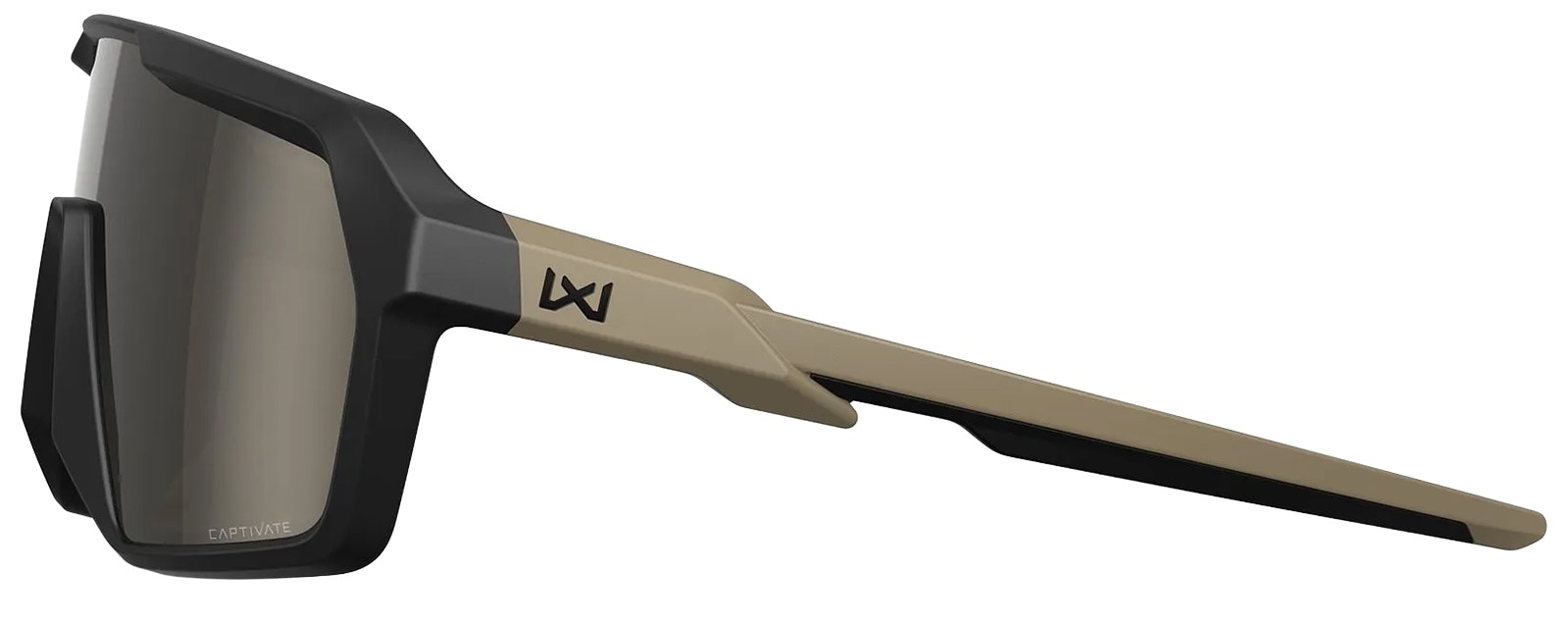 Okulary taktyczne Wiley X Citadel - Captivate Tungsten/Matte Black Tan