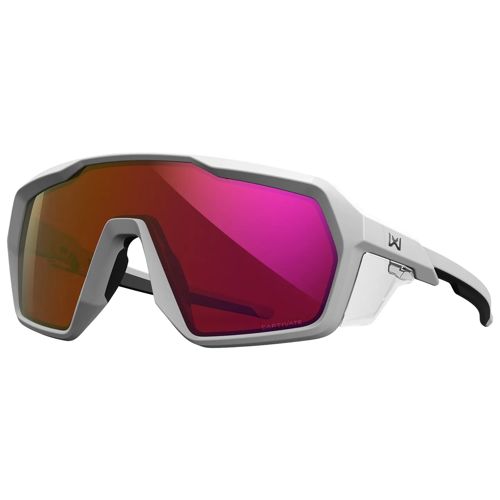 Okulary taktyczne Wiley X Citadel - Captivate Red/Polished White