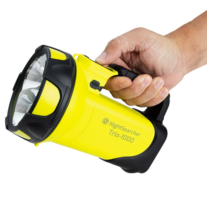 Ліхтарик NightSearcher Trio-1000 Yellow/Grey - 1000 люменів
