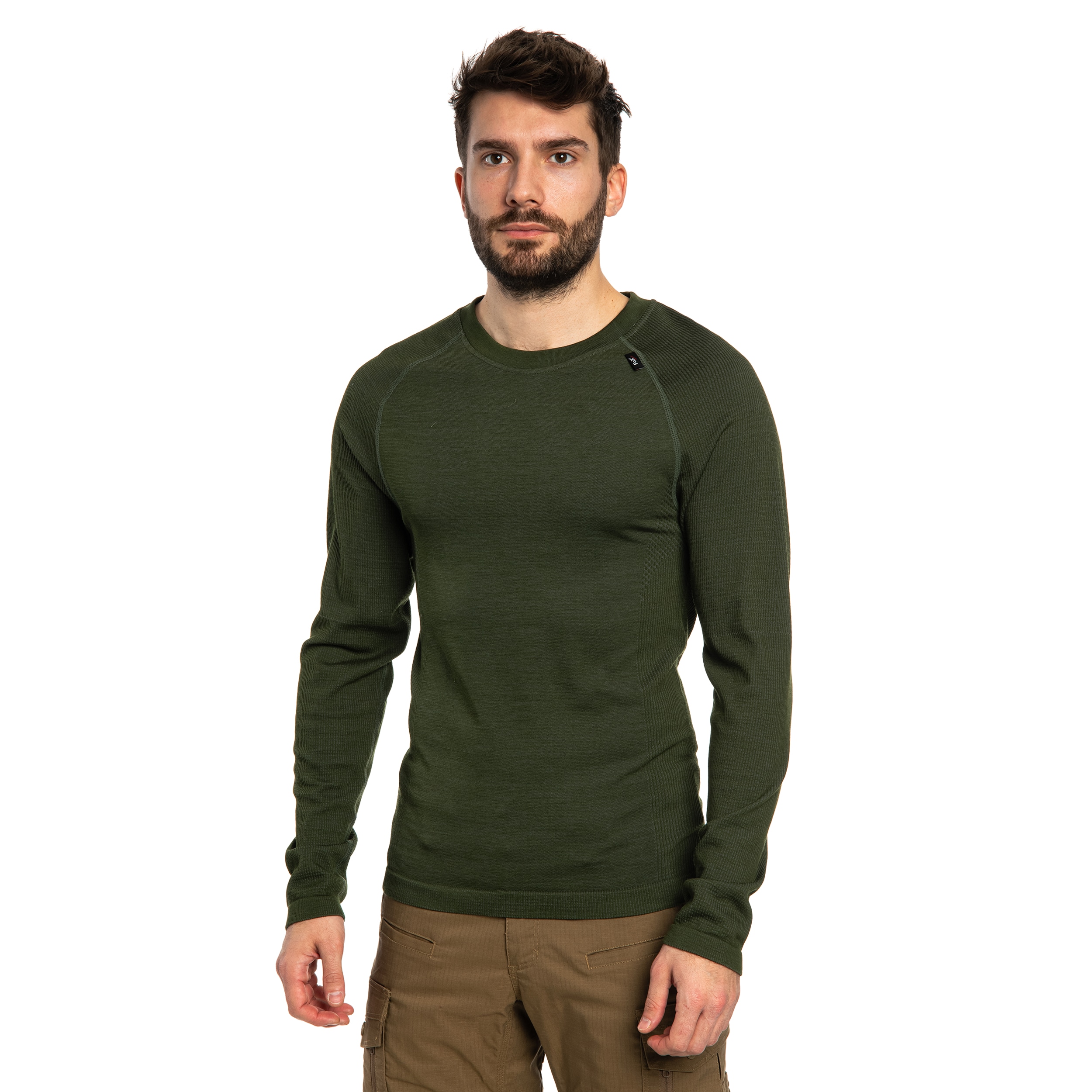 Koszulka termoaktywna MFH Merino 50 - Olive