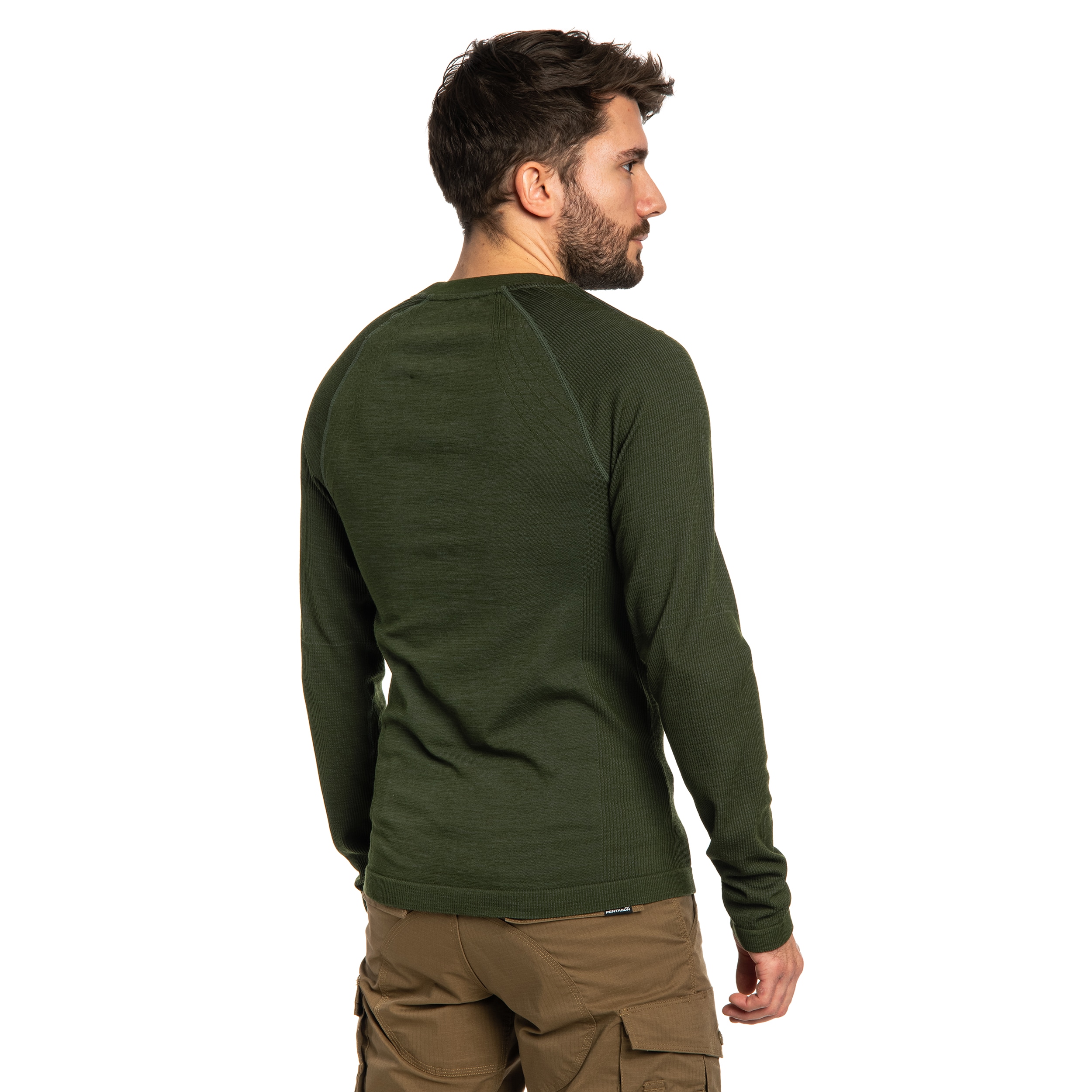 Koszulka termoaktywna MFH Merino 50 - Olive