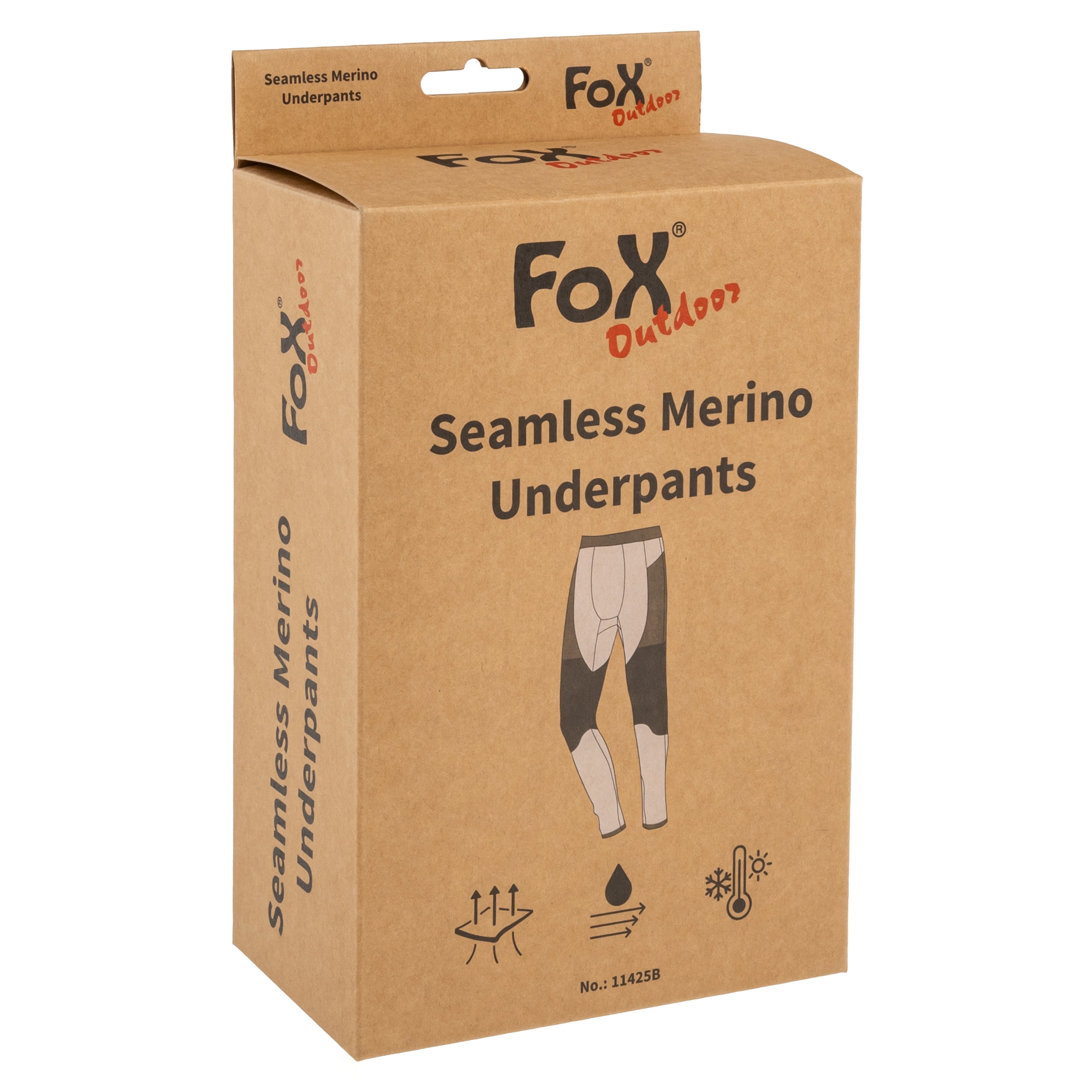 Legginsy termoaktywne męskie MFH Merino 50 - Olive