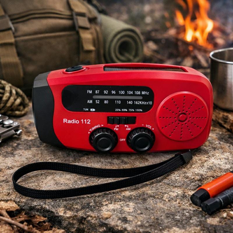 Radio alarmowe Albrecht Alan Radio-112 - Red