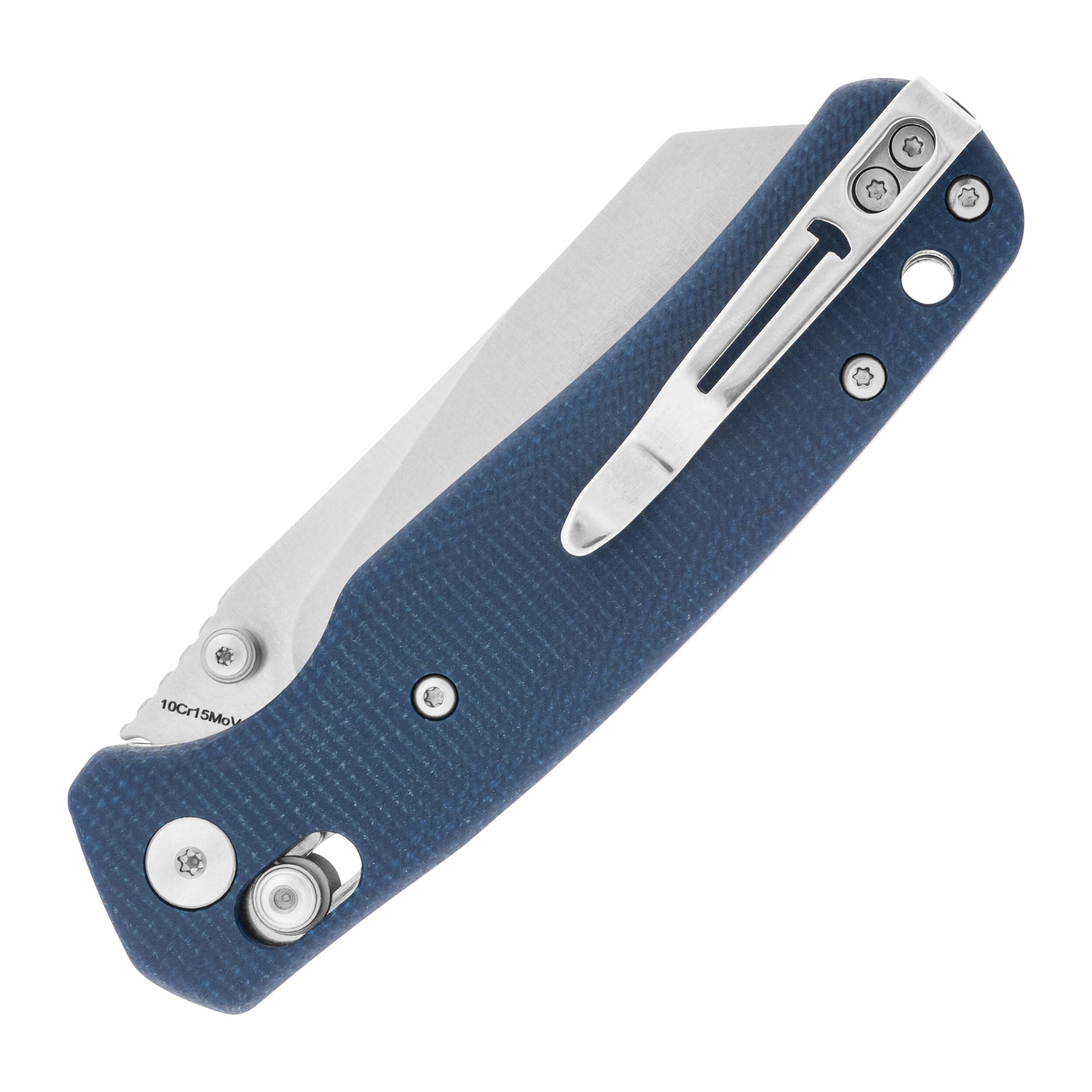 Nóż składany Bestechman Cicada's Wing Micarta - Blue/Satin