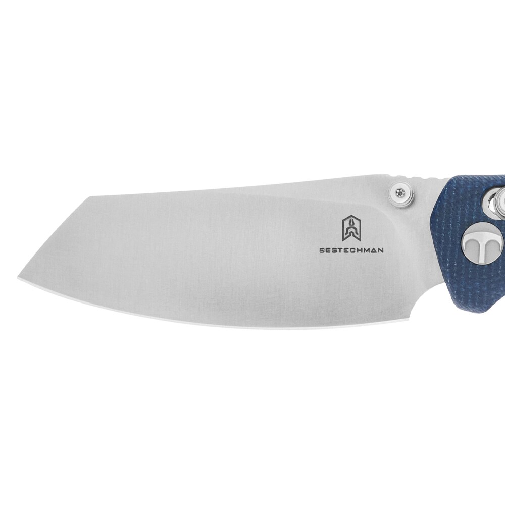 Складаний ніж Bestechman Cicada's Wing Micarta - Blue/Satin