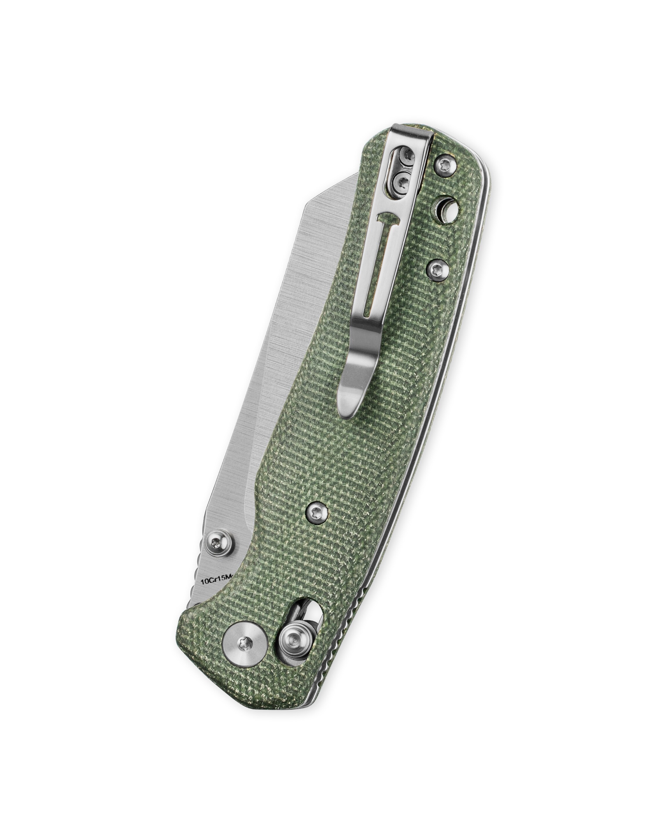 Складаний ніж Bestechman Cicada's Wing Micarta - OD Green/Satin