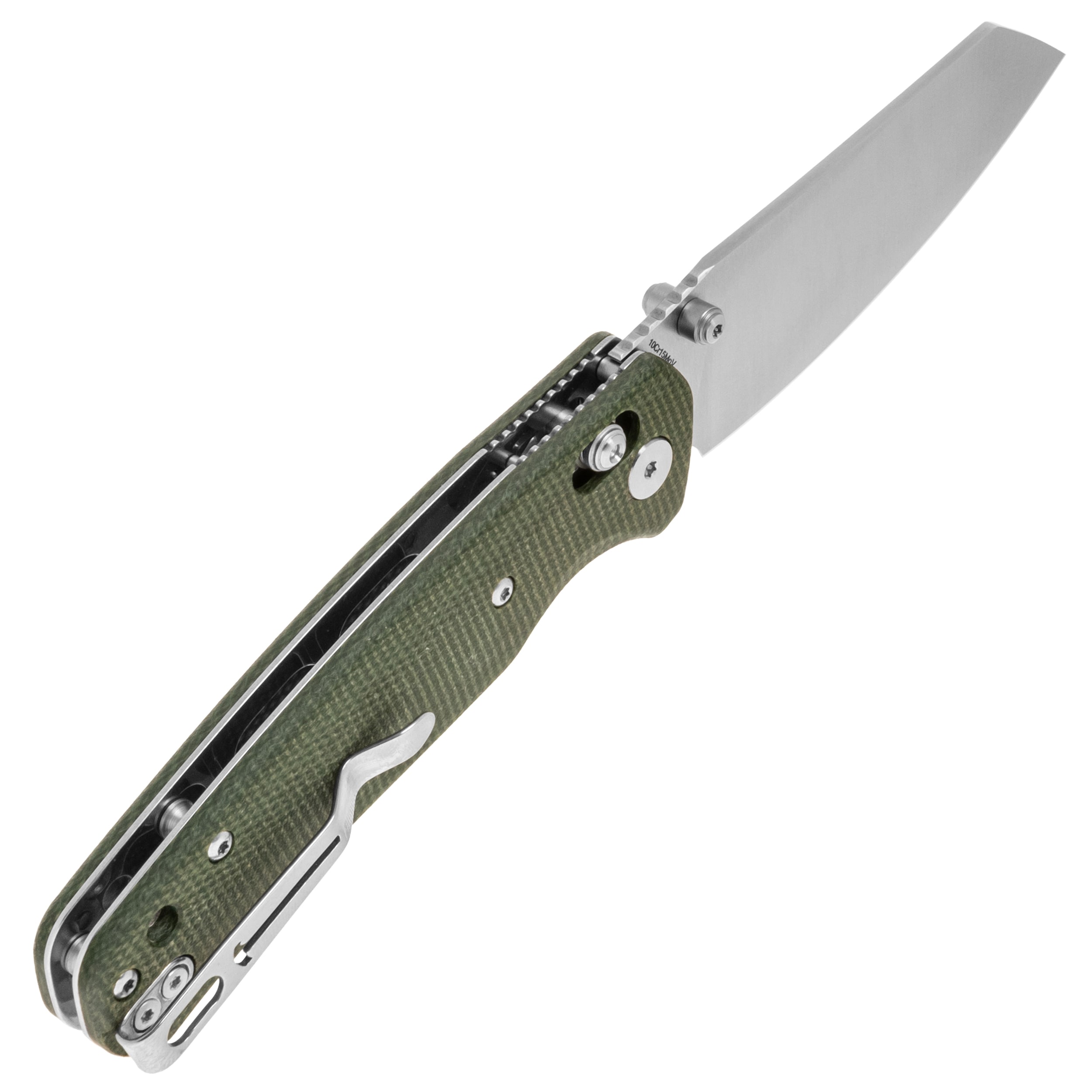 Складаний ніж Bestechman Cicada's Wing Micarta - OD Green/Satin