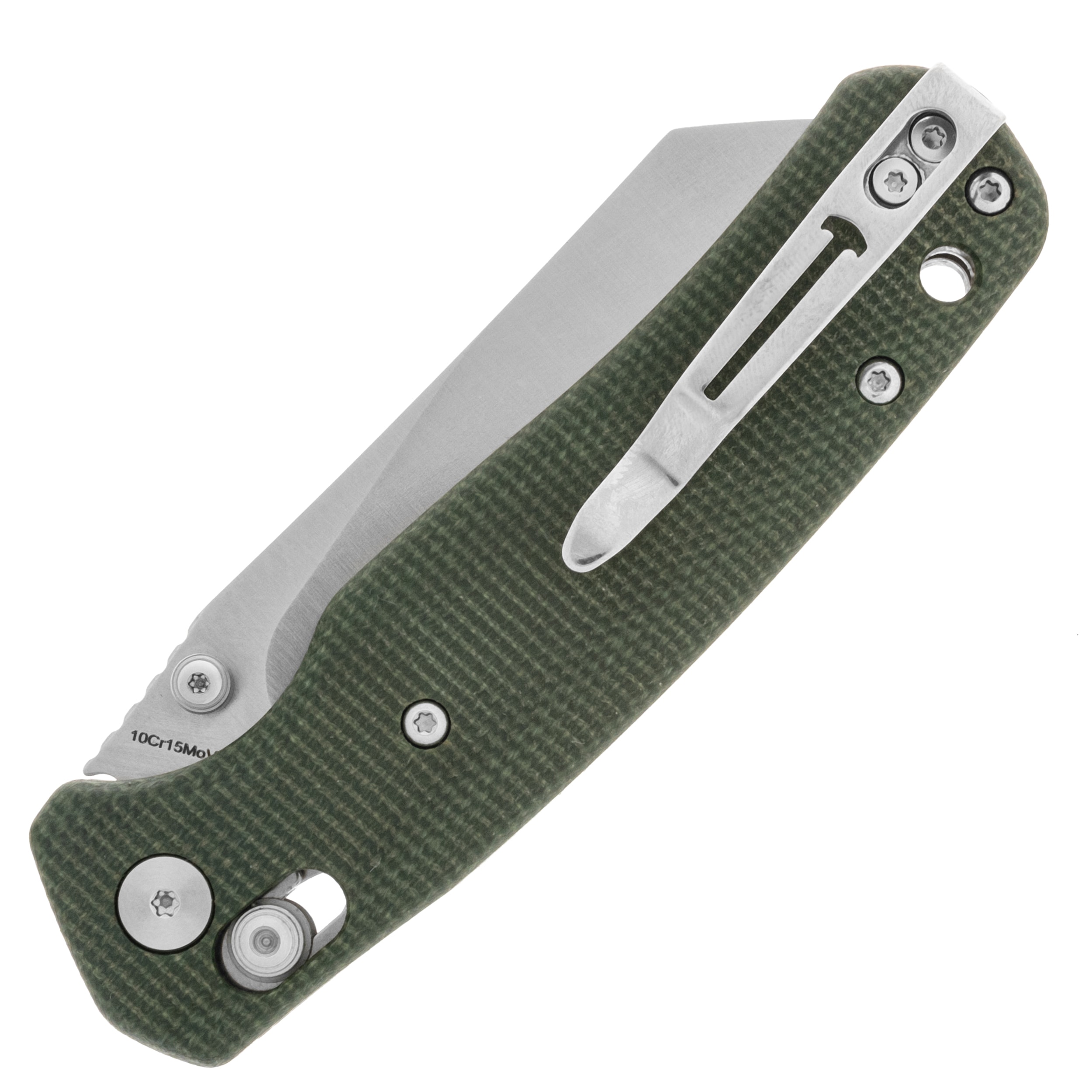 Складаний ніж Bestechman Cicada's Wing Micarta - OD Green/Satin