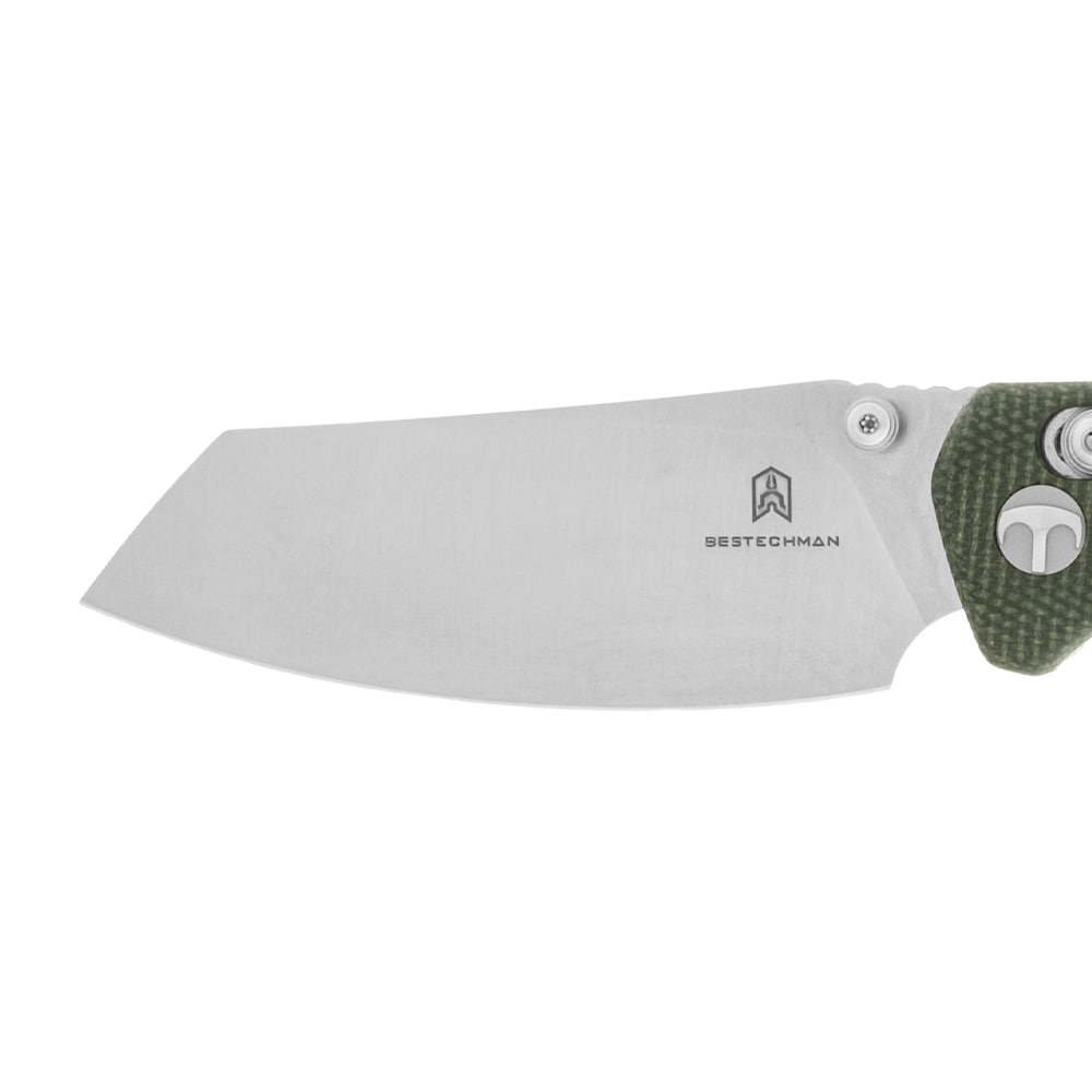Nóż składany Bestechman Cicada's Wing Micarta - OD Green/Satin