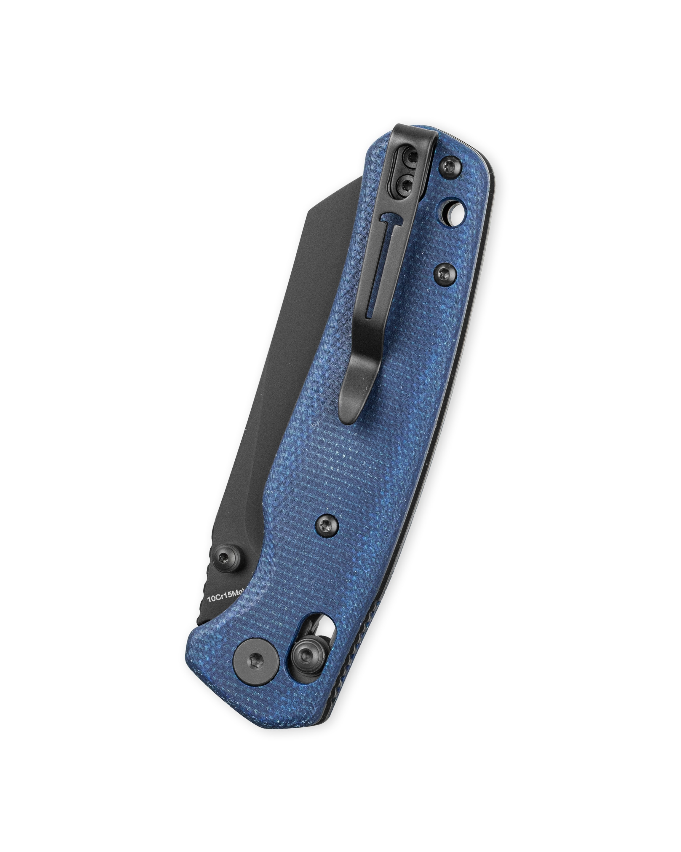 Складаний ніж Bestechman Cicada's Wing Micarta - Light Blue/Black PVD