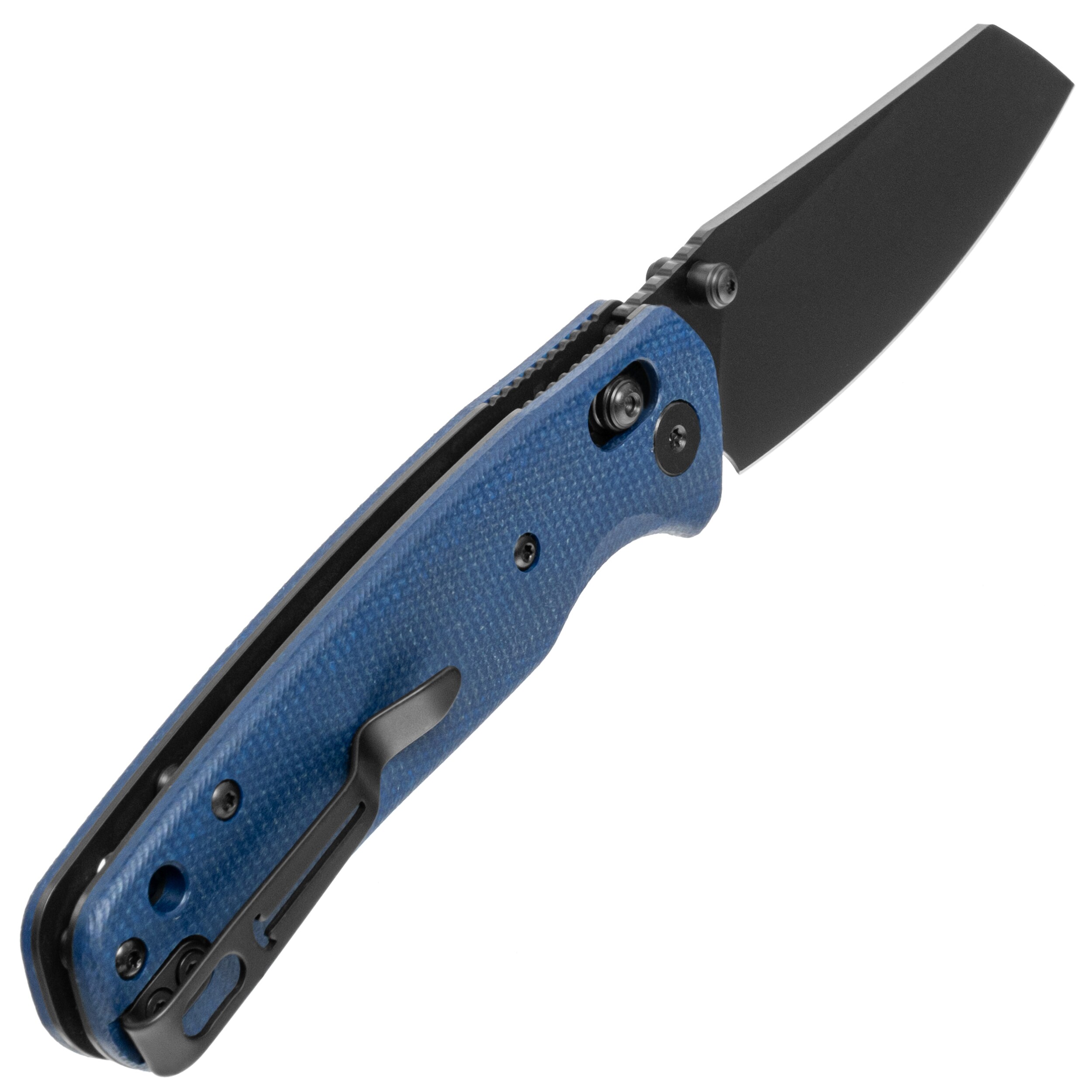 Nóż składany Bestechman Cicada's Wing Micarta - Light Blue/Black PVD