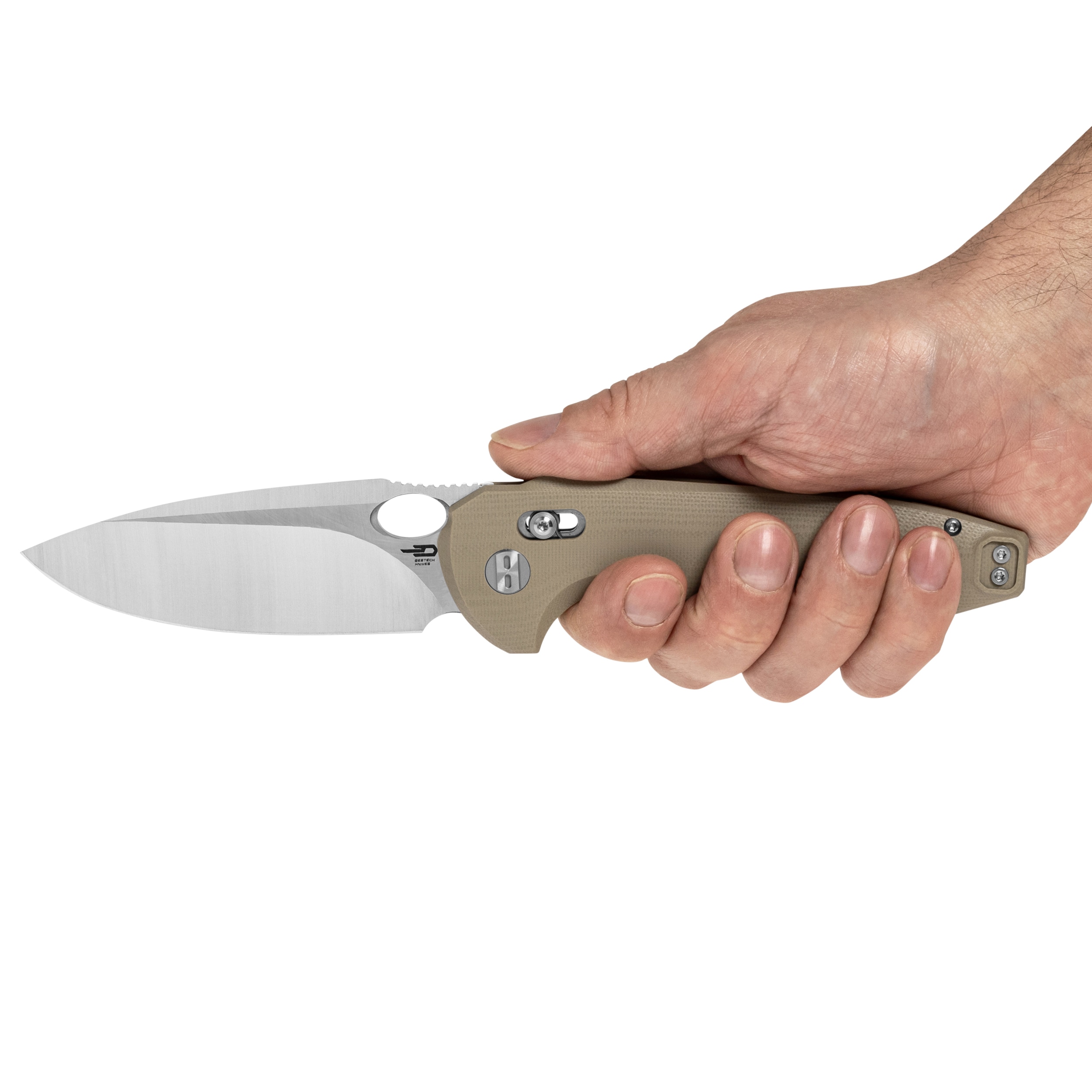 Nóż składany Bestech Knives Noctar - Khaki/Satin