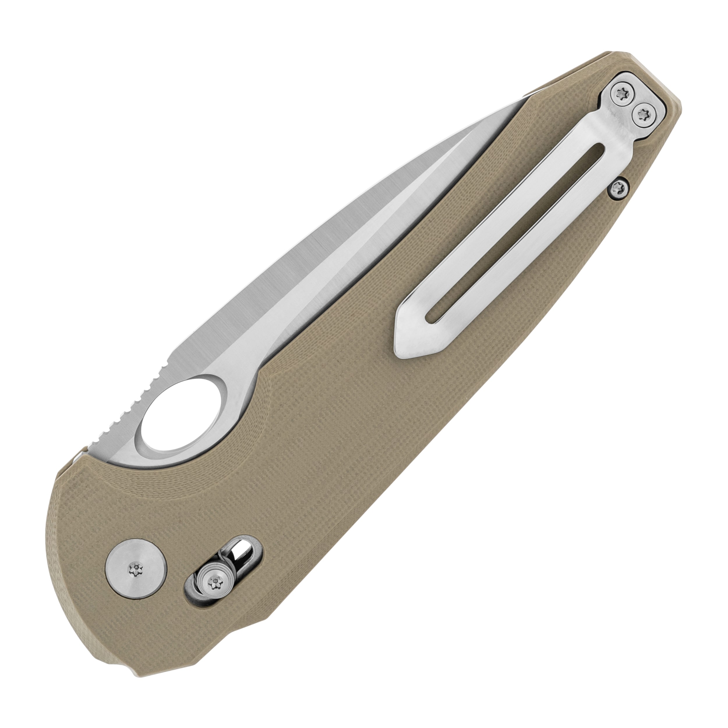 Nóż składany Bestech Knives Noctar - Khaki/Satin