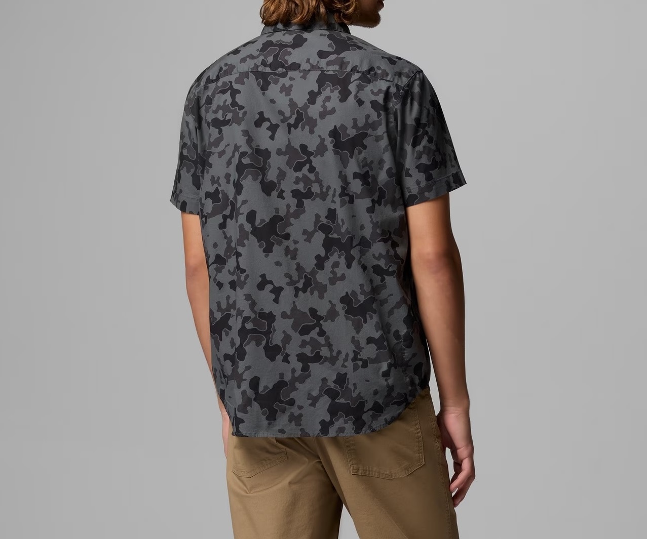 Koszula Columbia Rapid Rivers Printed Short Sleeve - Charcoal/Midrange Camo