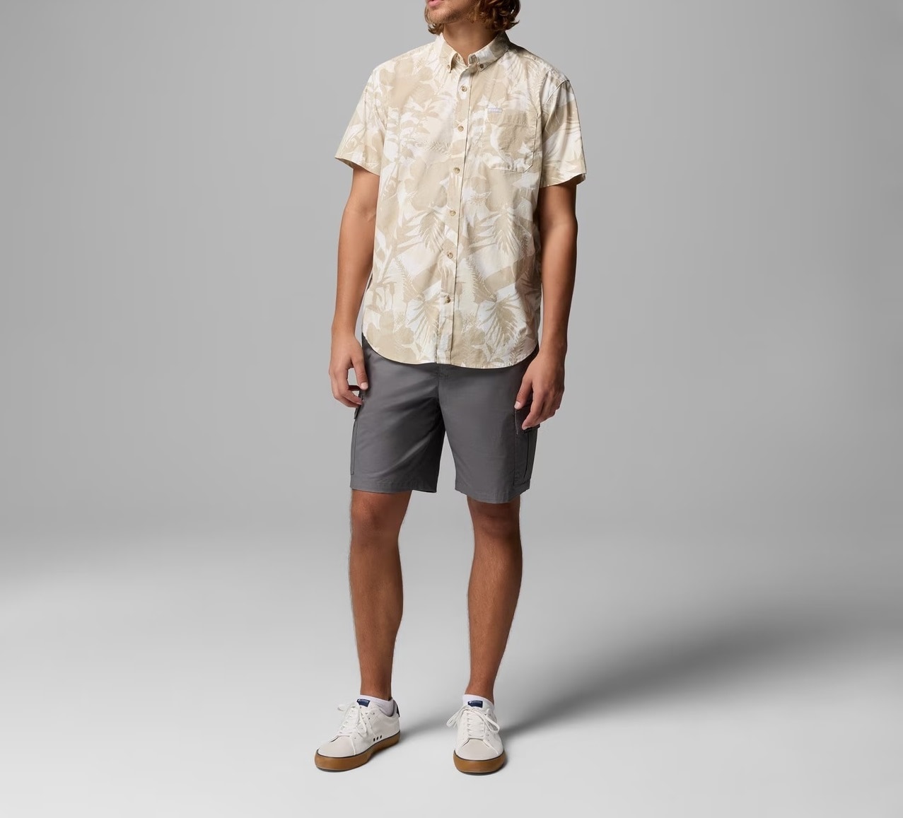 Koszula Columbia Rapid Rivers Printed Short Sleeve - Sea Salt/Botaniflage