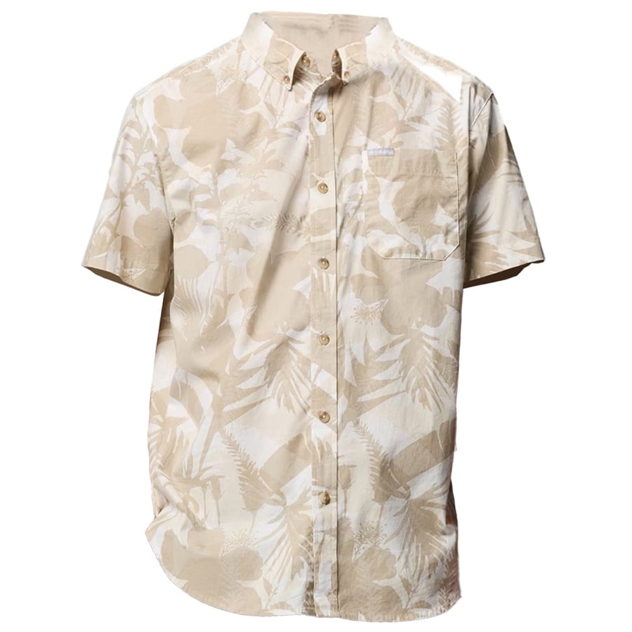 Koszula Columbia Rapid Rivers Printed Short Sleeve - Sea Salt/Botaniflage