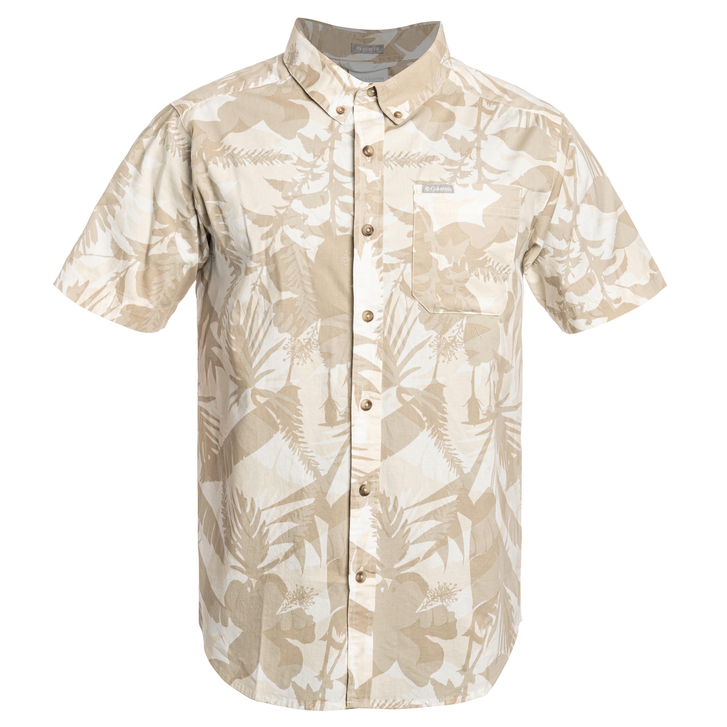 Koszula Columbia Rapid Rivers Printed Short Sleeve - Sea Salt/Botaniflage