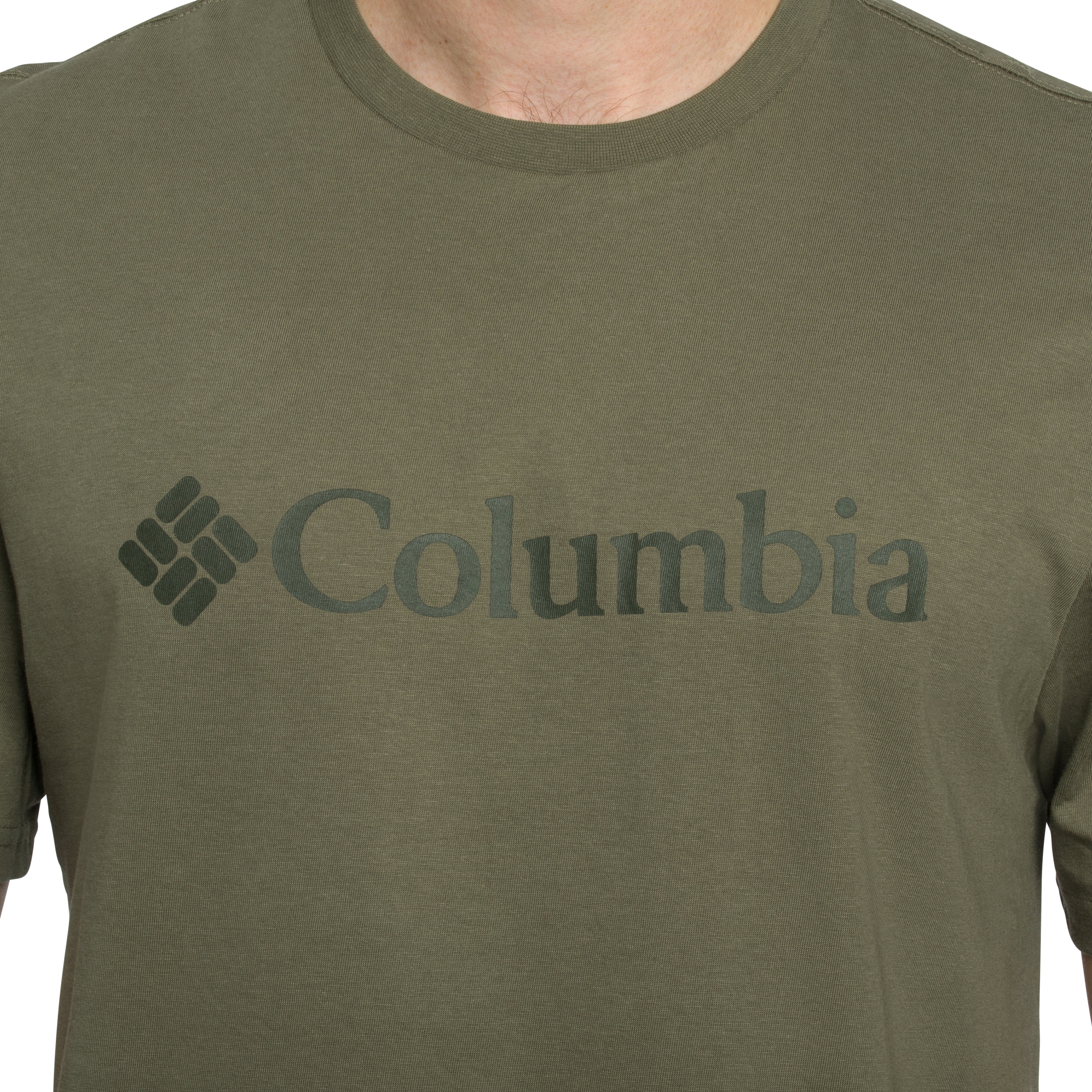 Koszulka T-Shirt Columbia CSC Basic Logo Organic Cotton - Stone Green