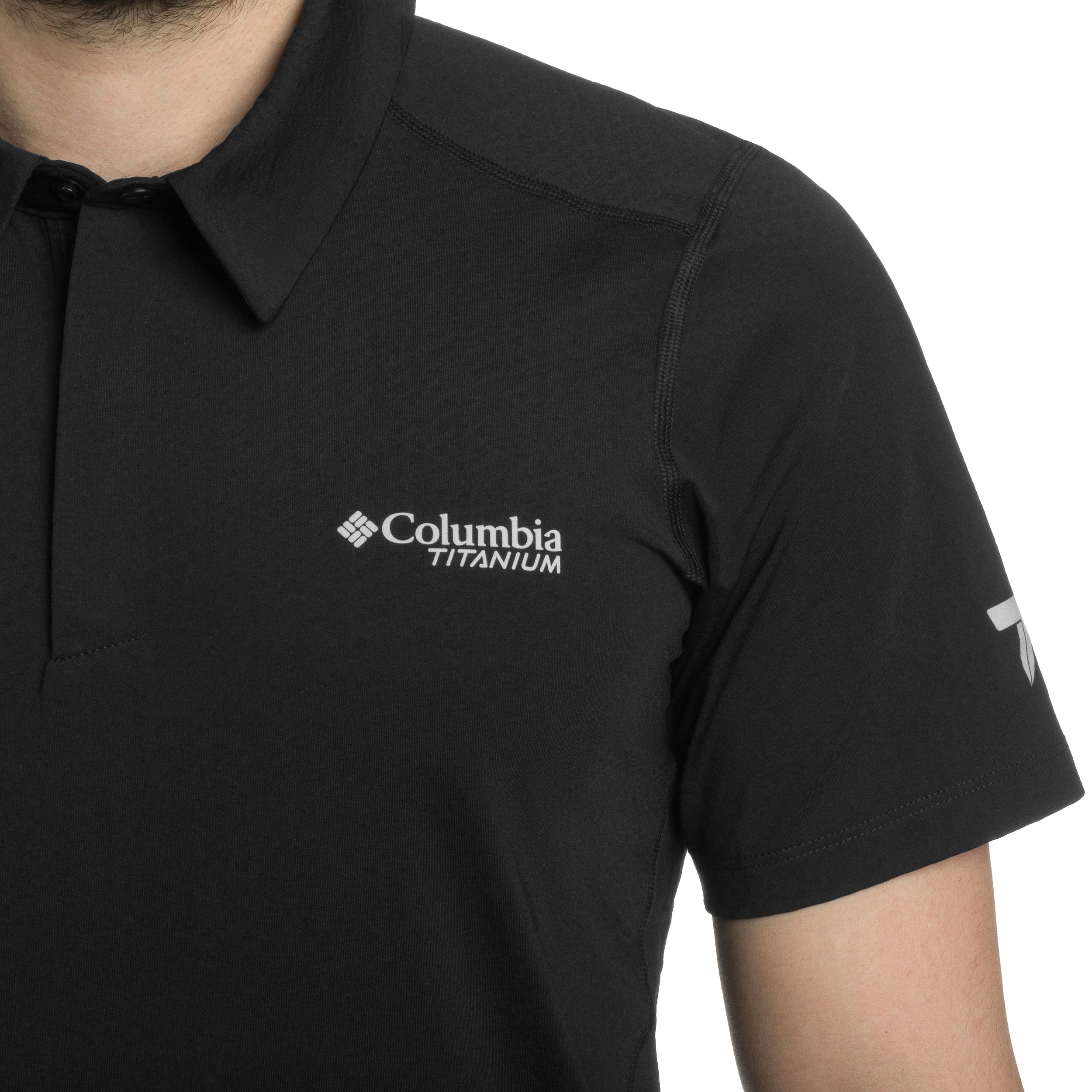 Koszulka polo termoaktywna Columbia Diamond Peak Pro - Black