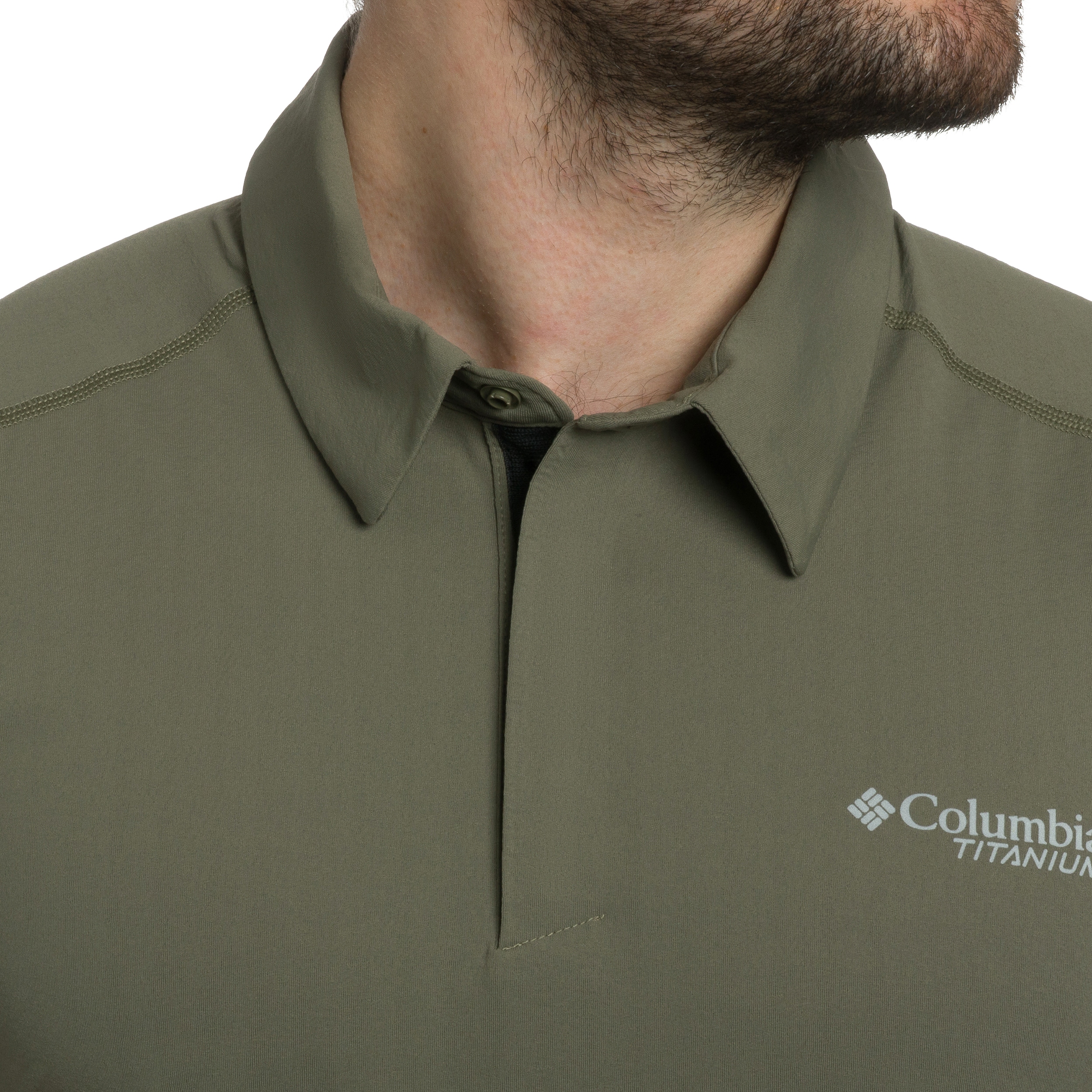 Koszulka polo termoaktywna Columbia Diamond Peak Pro - Stone Green