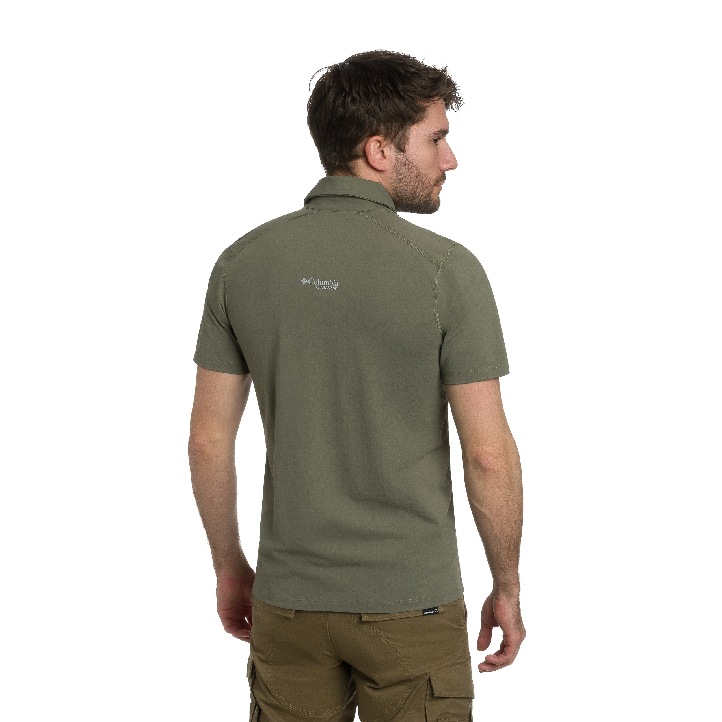 Koszulka polo termoaktywna Columbia Diamond Peak Pro - Stone Green