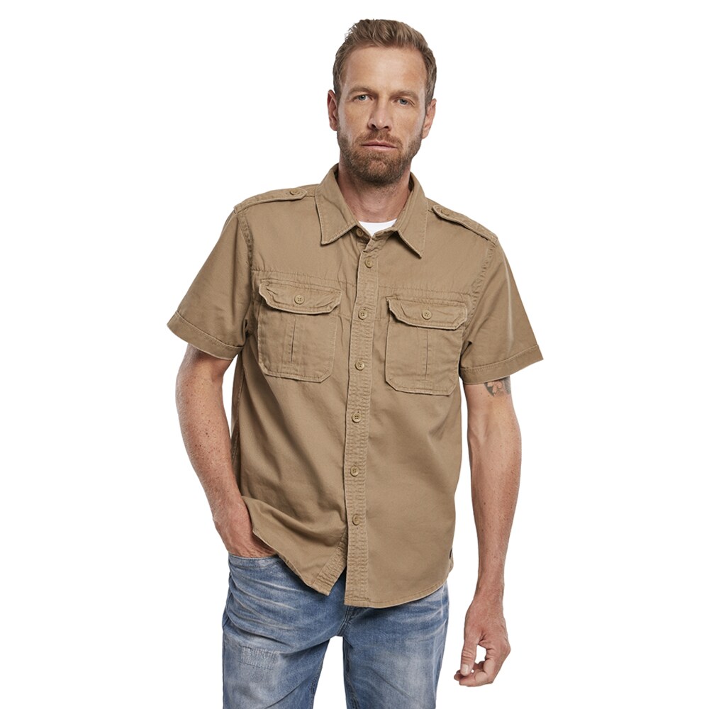 Koszula Brandit Vintage Short Sleeve - Camel