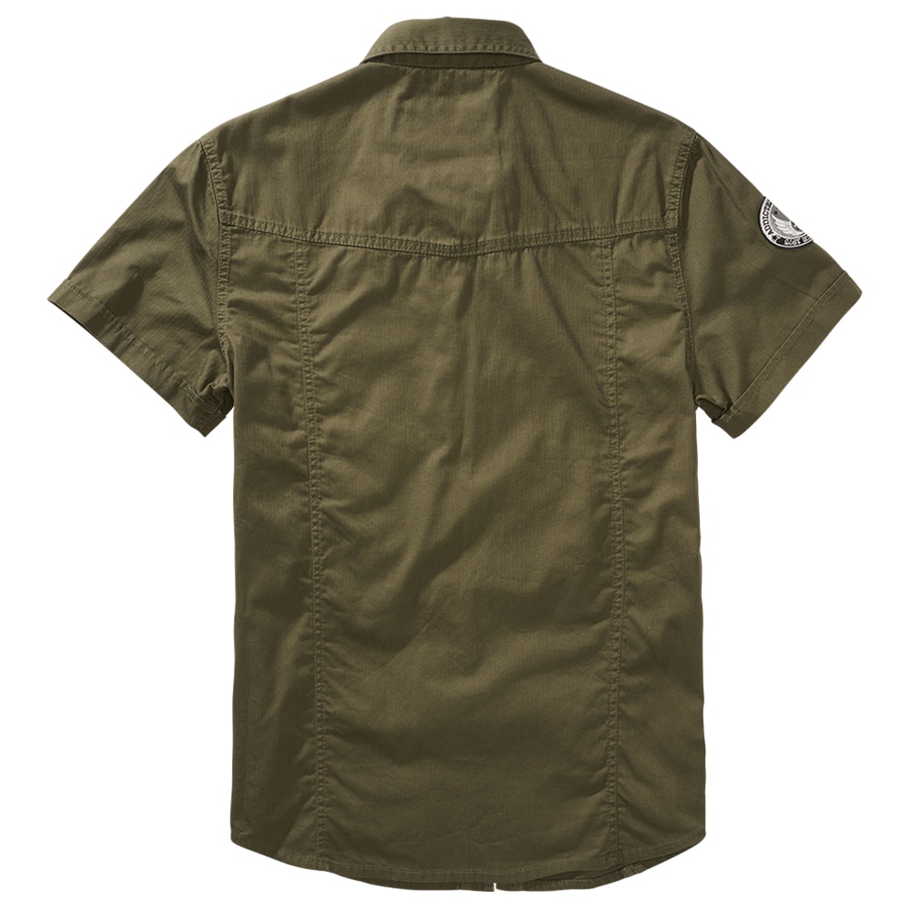 Koszula Brandit Luis Vintage Short Sleeve - Olive