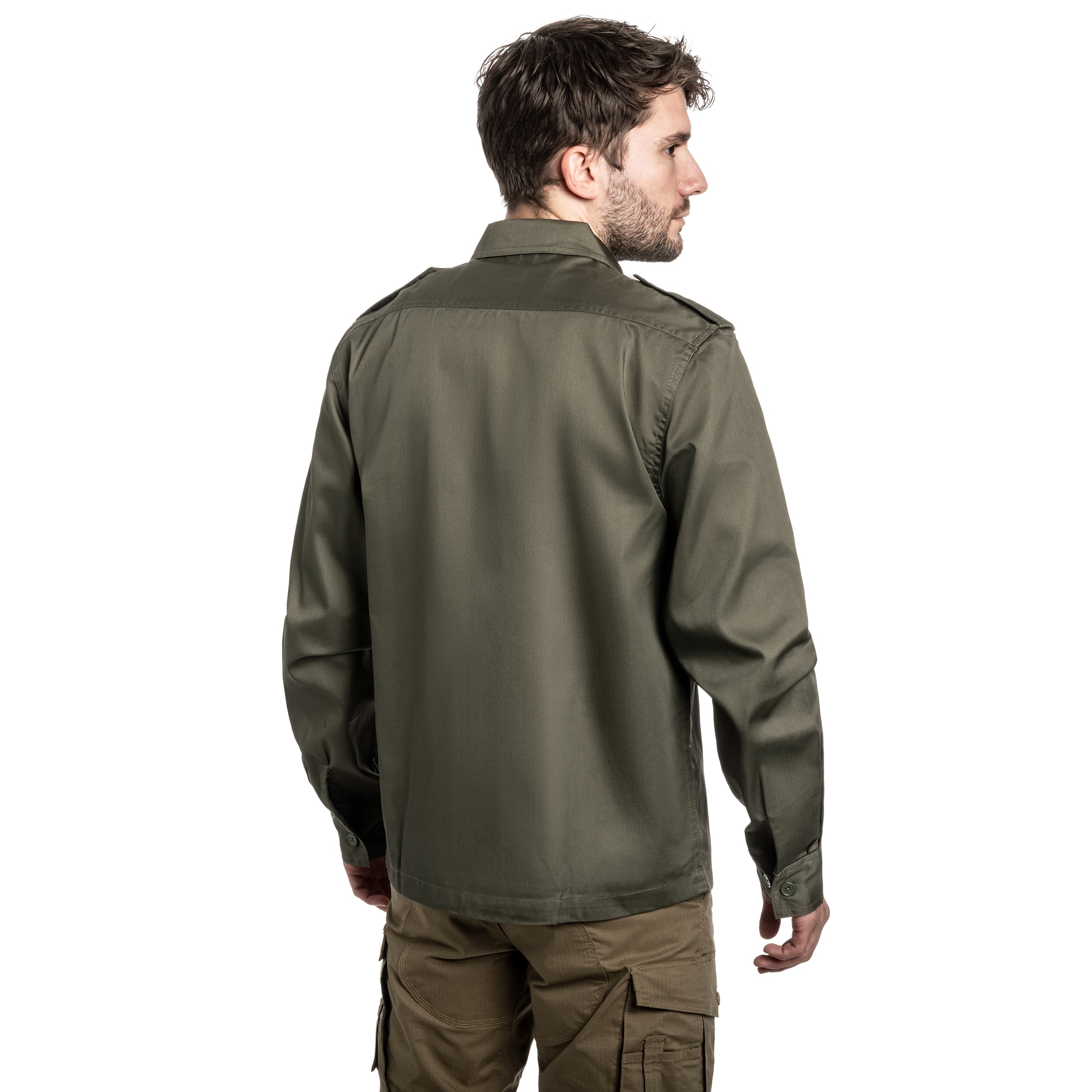 Koszula Brandit US Hemd Long Sleeve - Olive