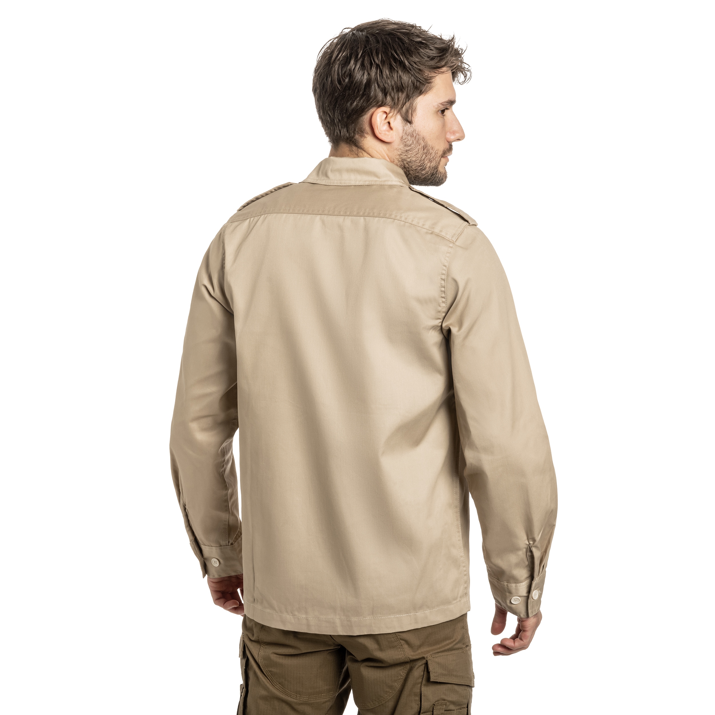 Koszula Brandit US Hemd Long Sleeve - Beige