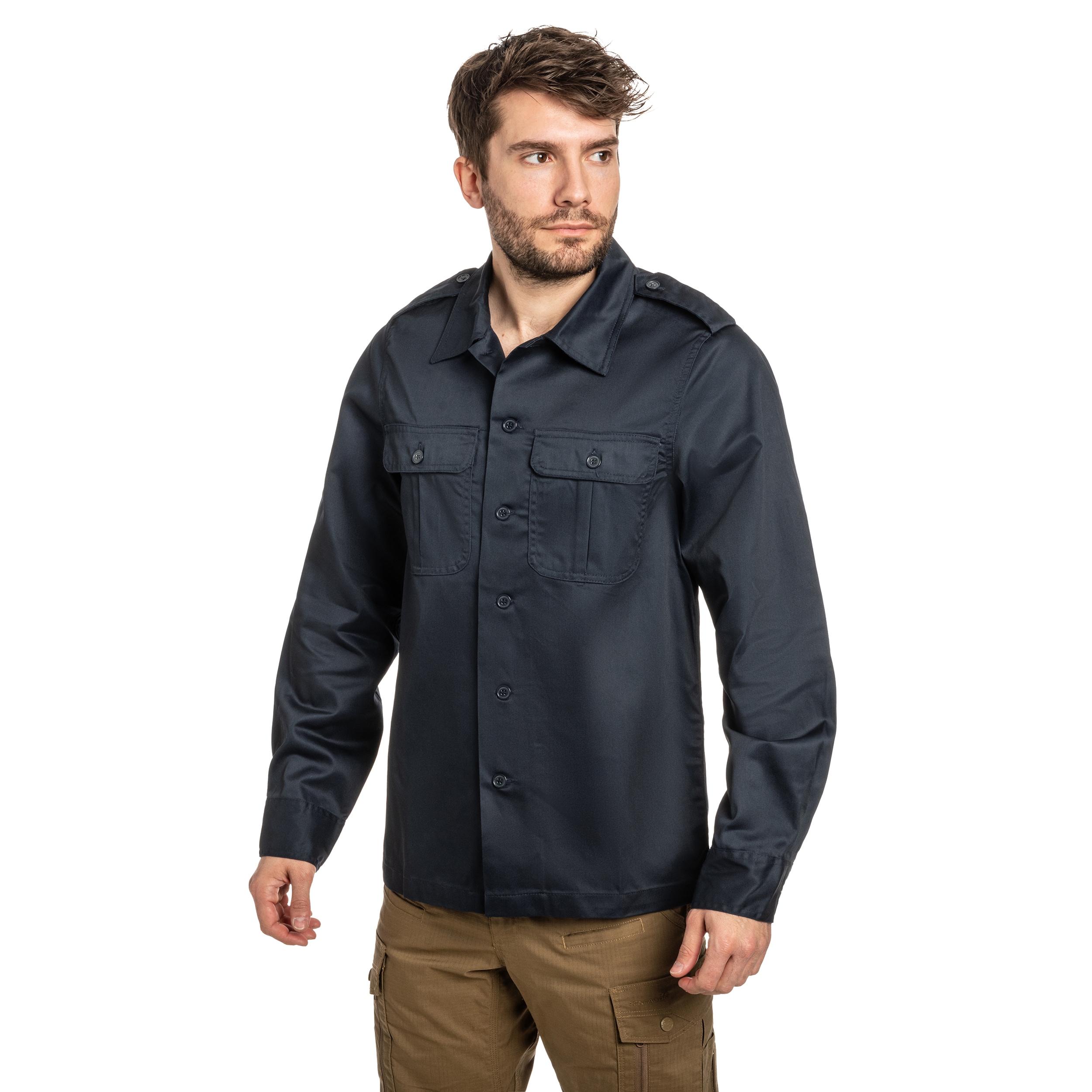 Koszula Brandit US Hemd Long Sleeve - Navy