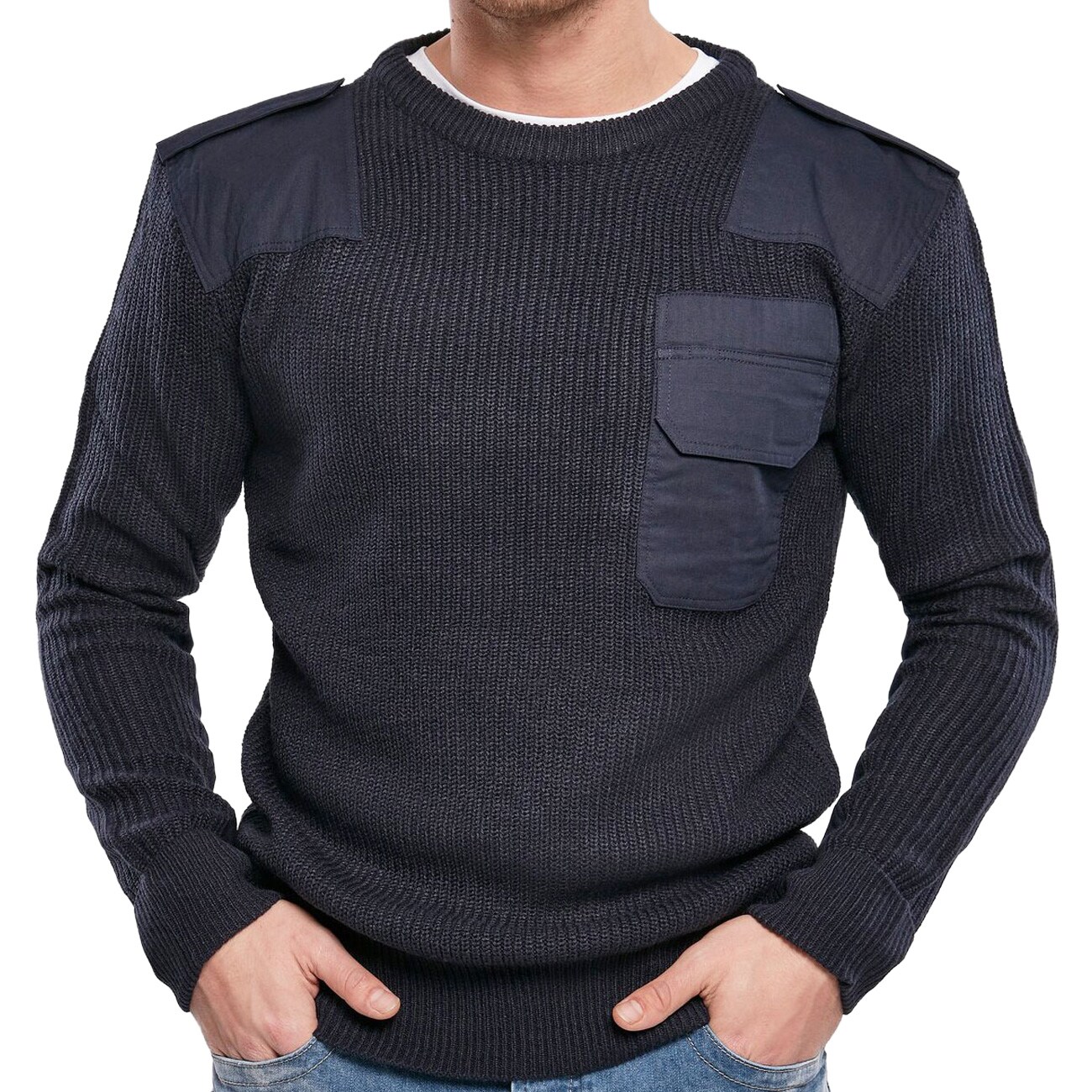 Sweter Brandit BW Pullover - Navy