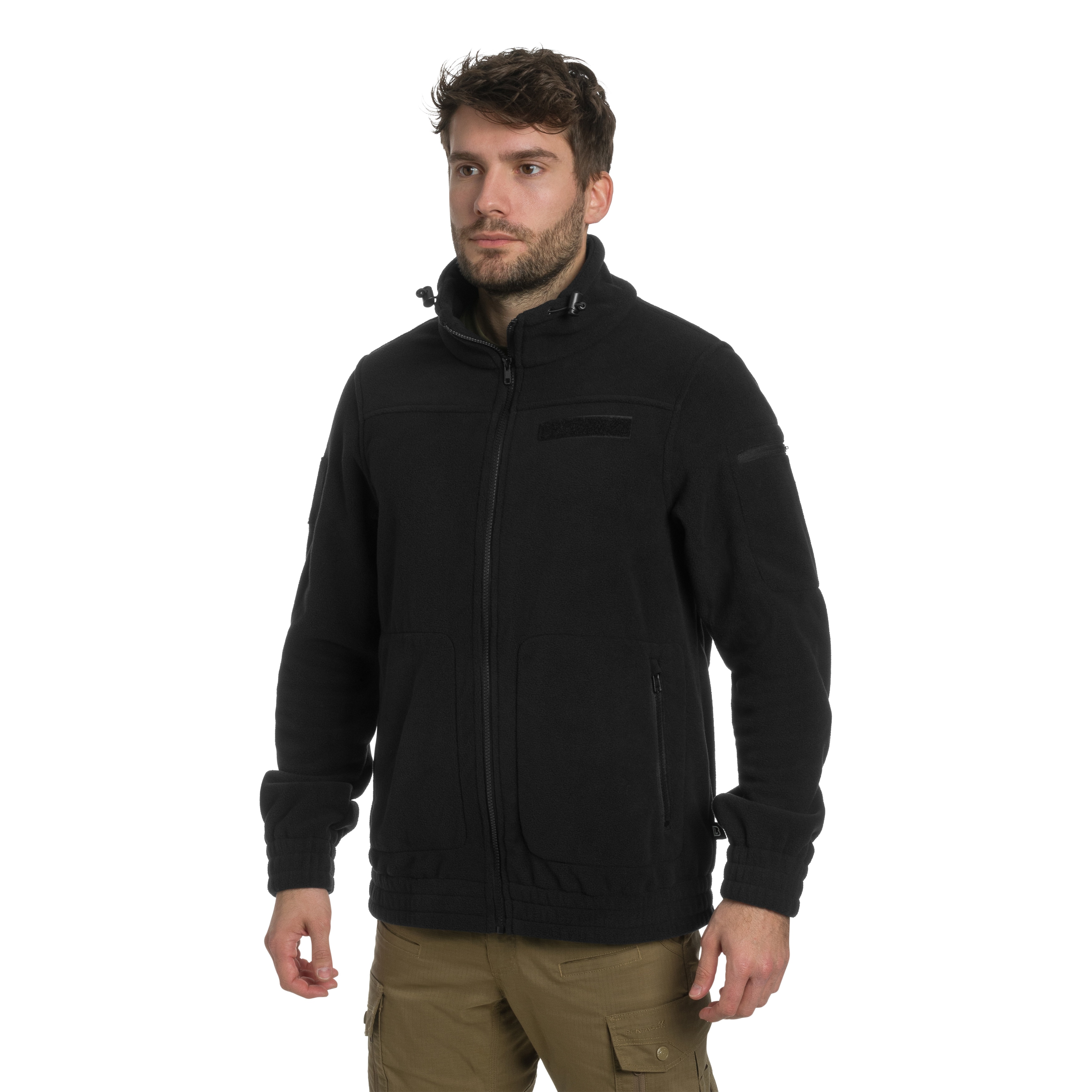 Polar Brandit Fleecejacket Combat - Black
