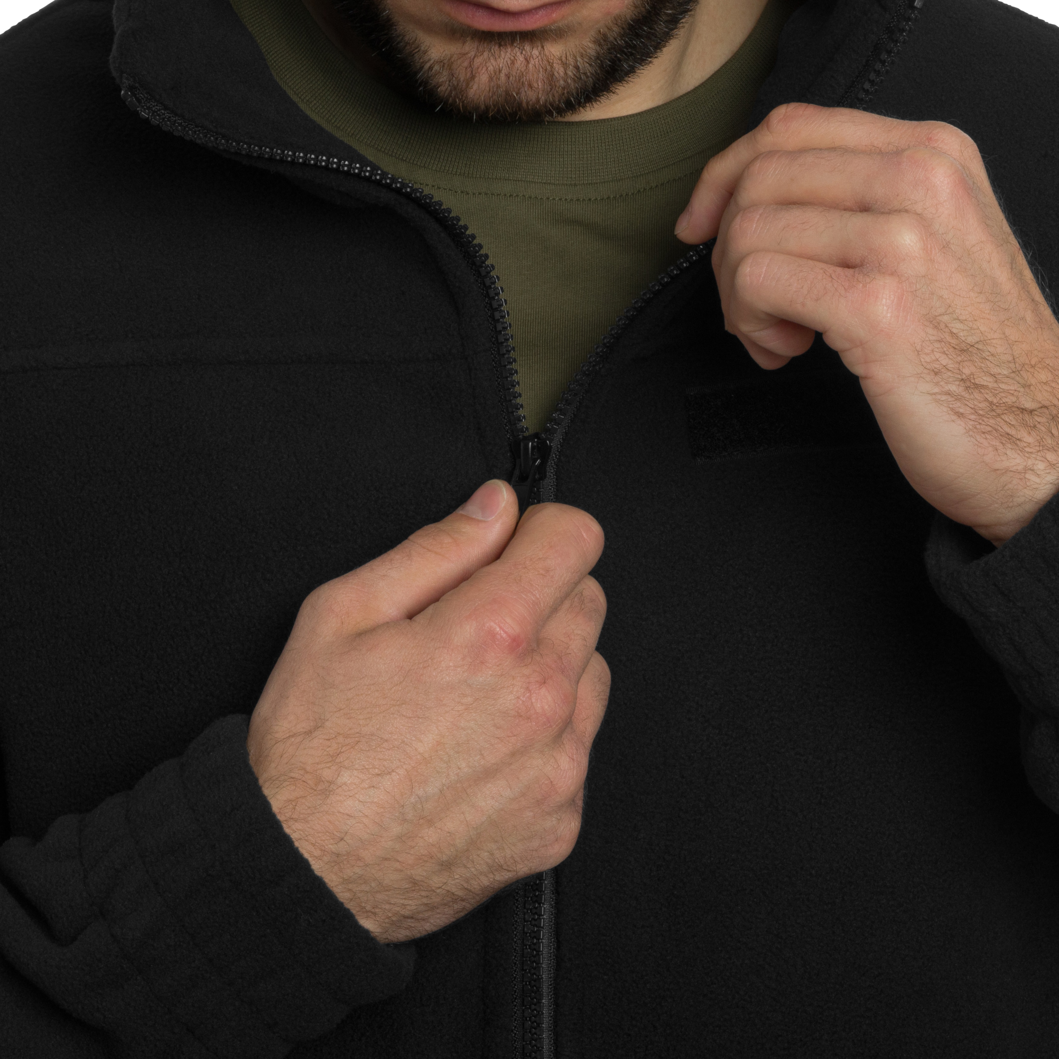 Polar Brandit Fleecejacket Combat - Black