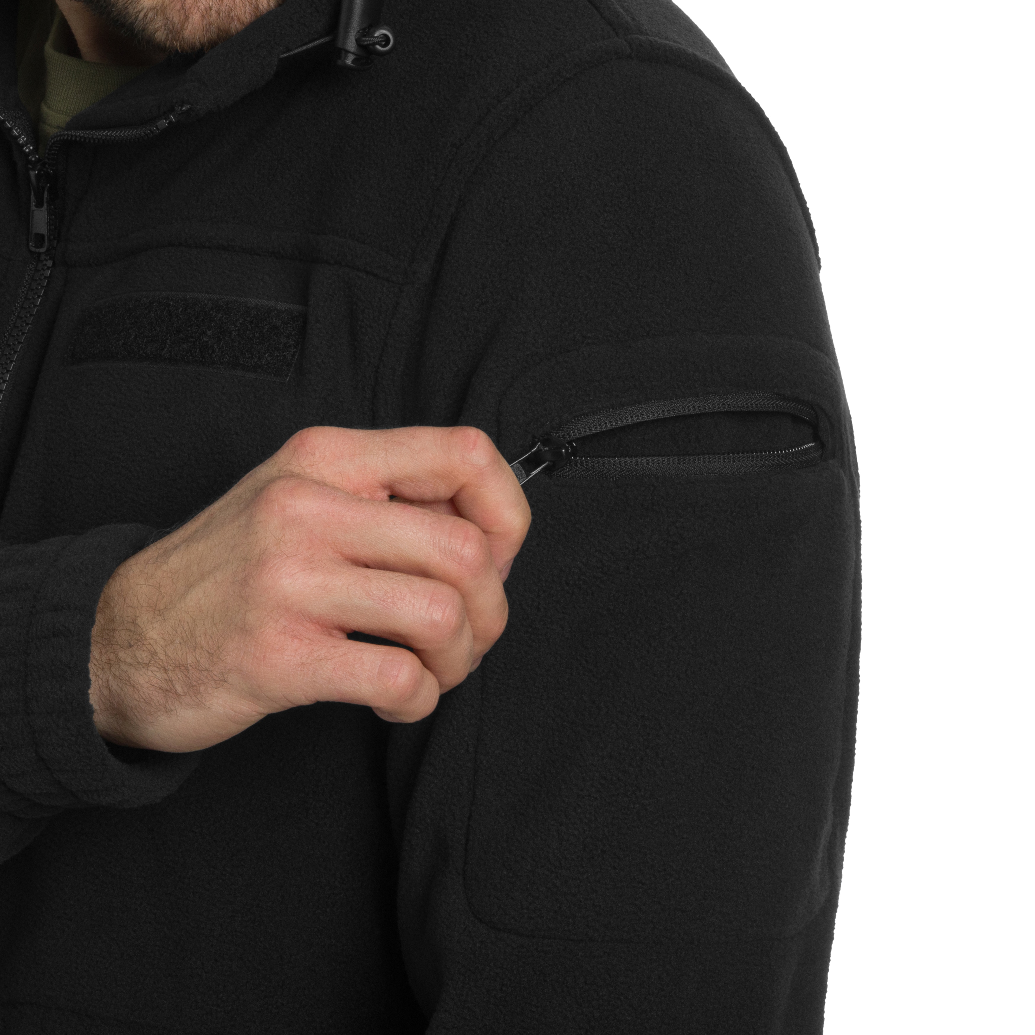 Polar Brandit Fleecejacket Combat - Black