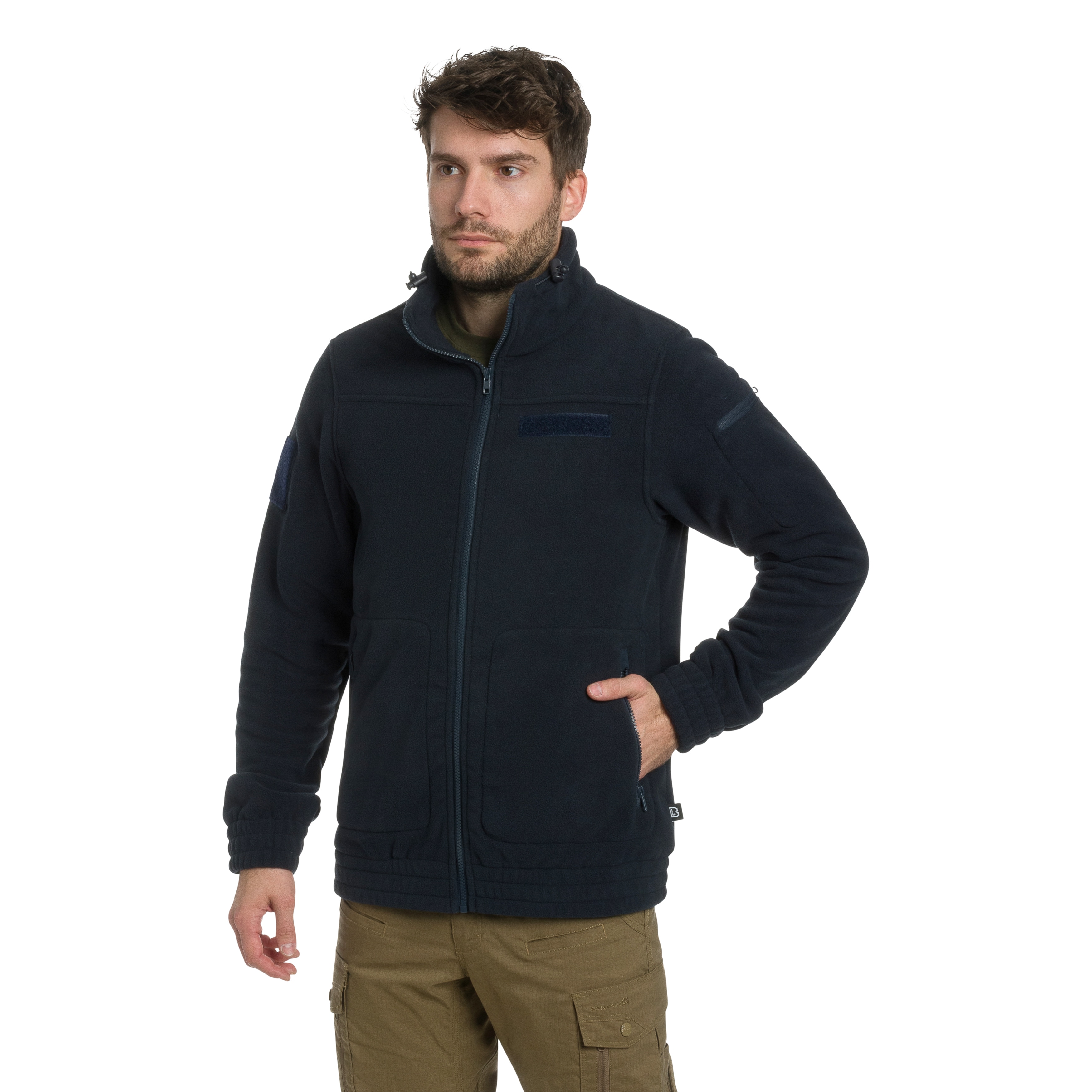 Polar Brandit Fleecejacket Combat - Navy