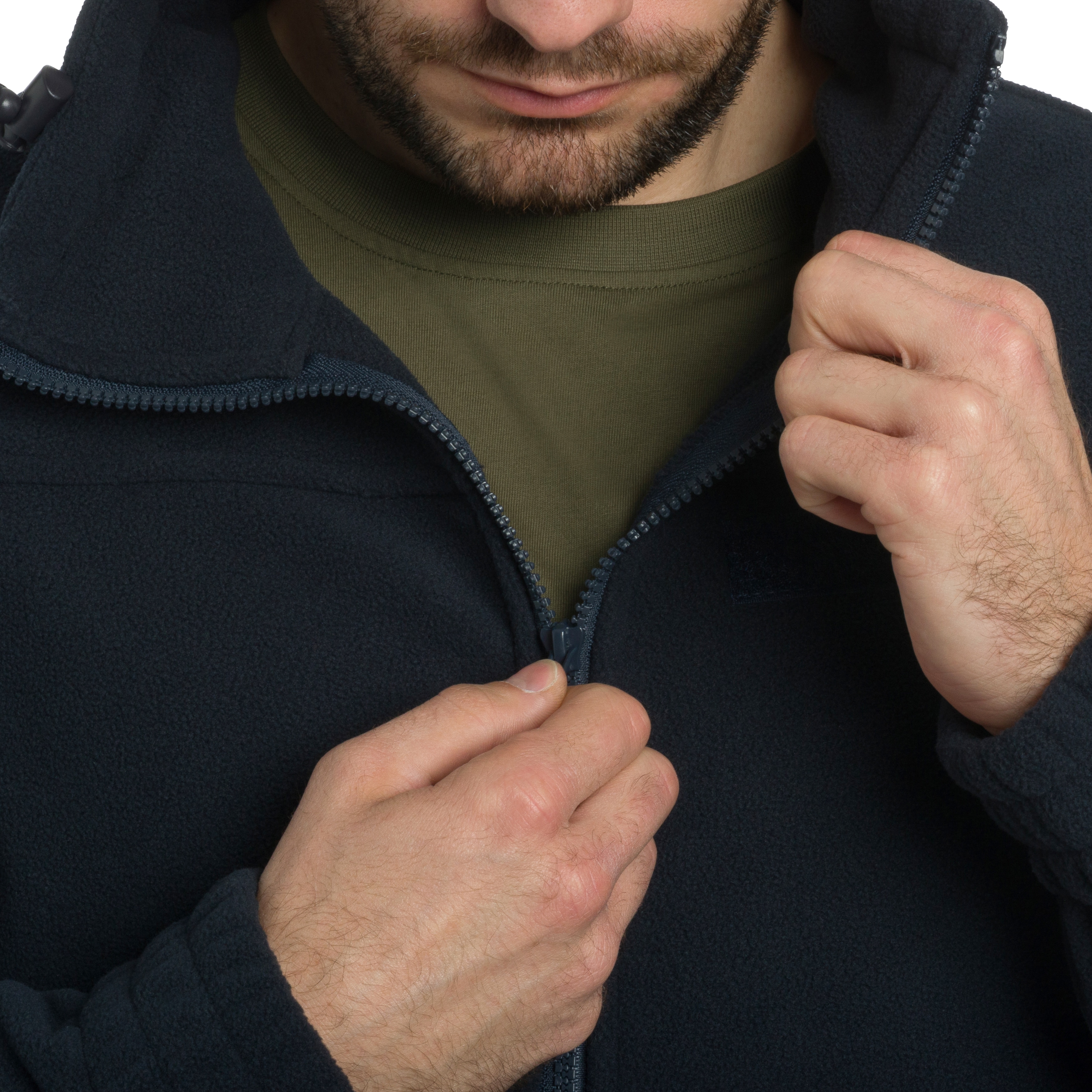 Polar Brandit Fleecejacket Combat - Navy