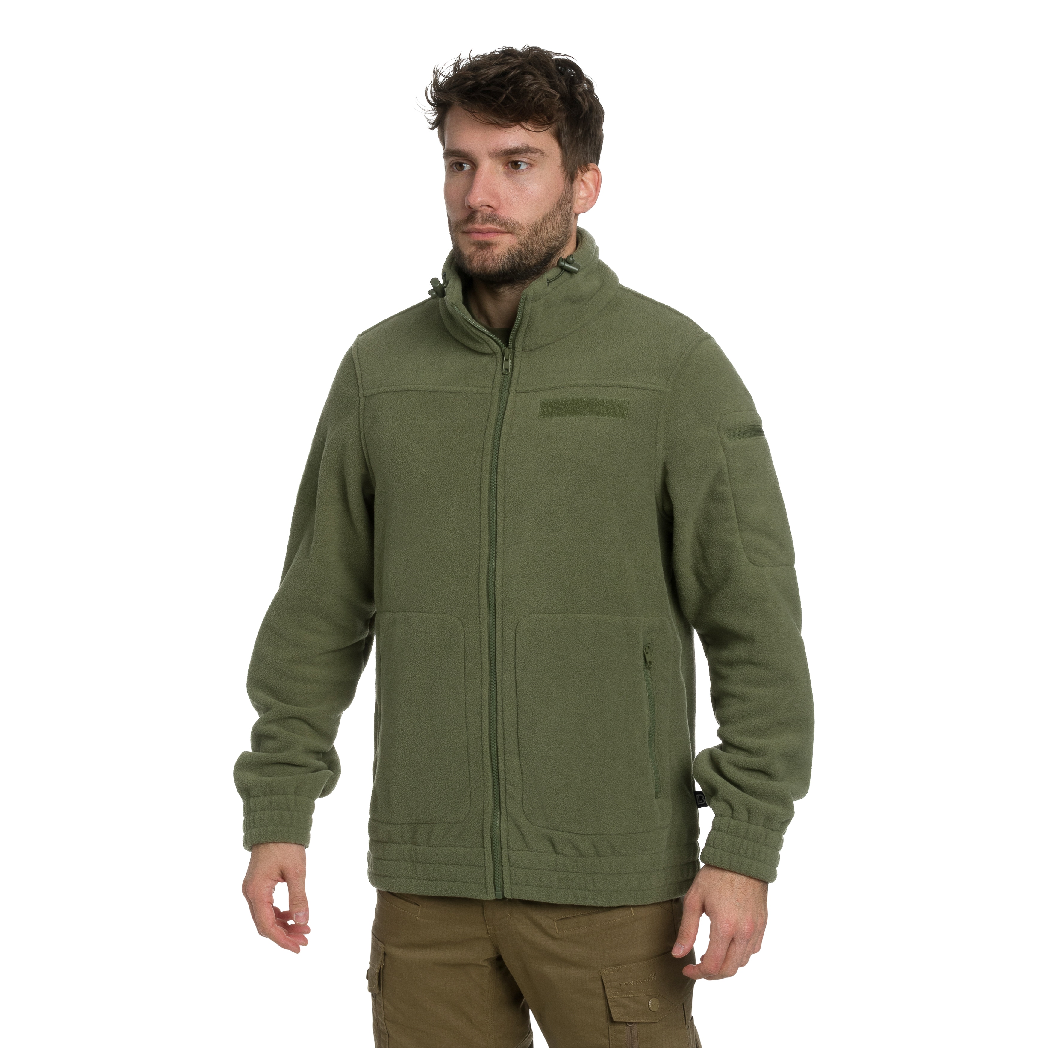 Polar Brandit Fleecejacket Combat - Olive