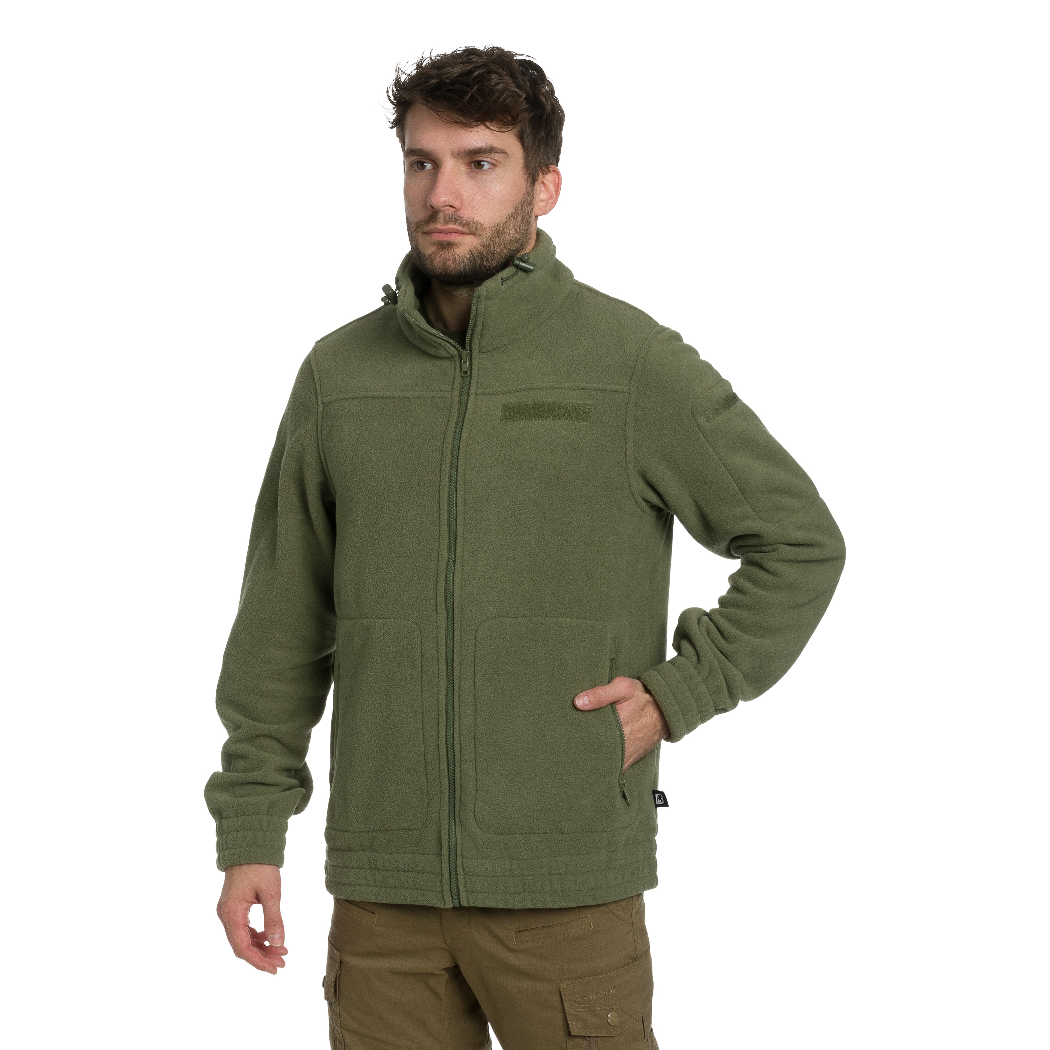 Polar Brandit Fleecejacket Combat - Olive