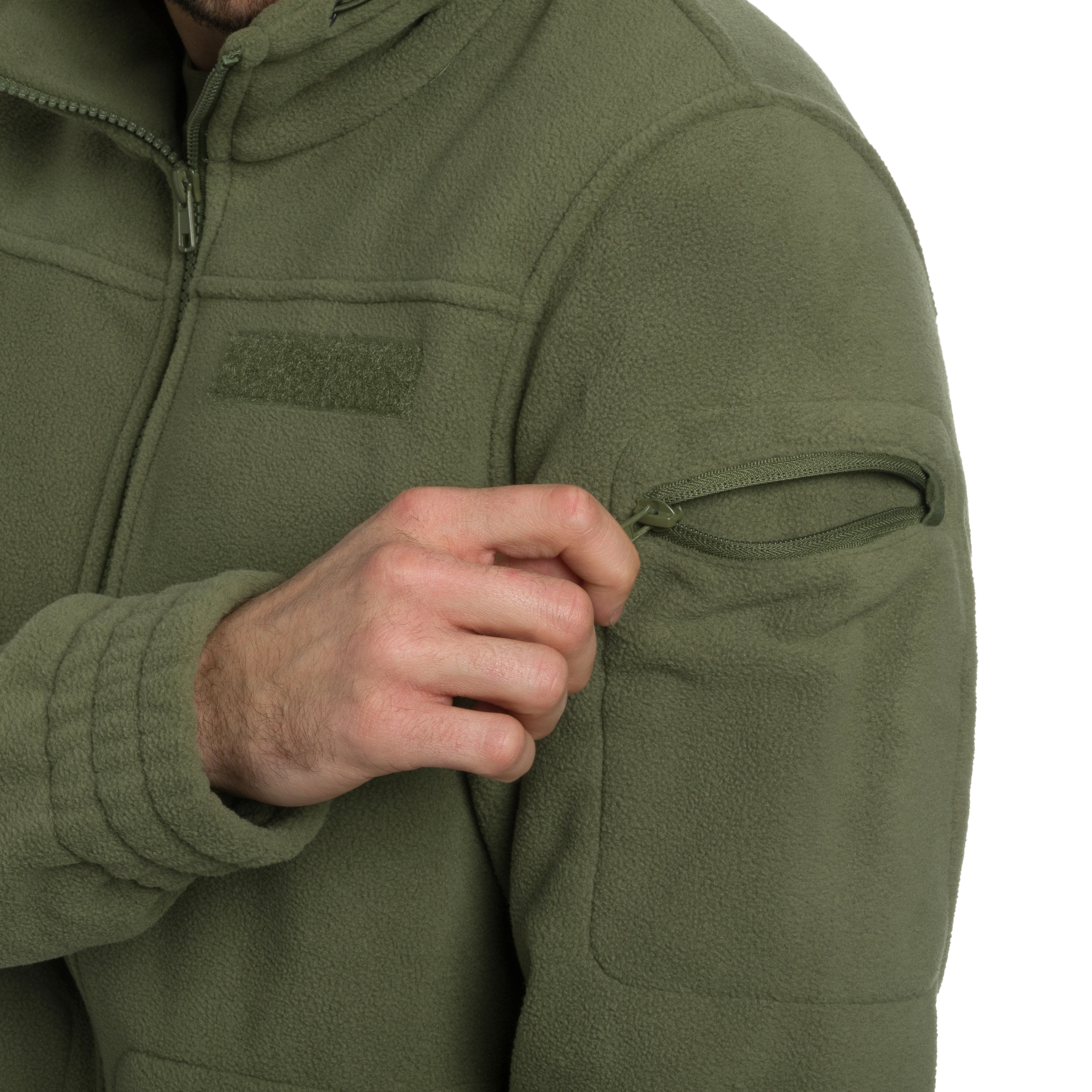 Polar Brandit Fleecejacket Combat - Olive