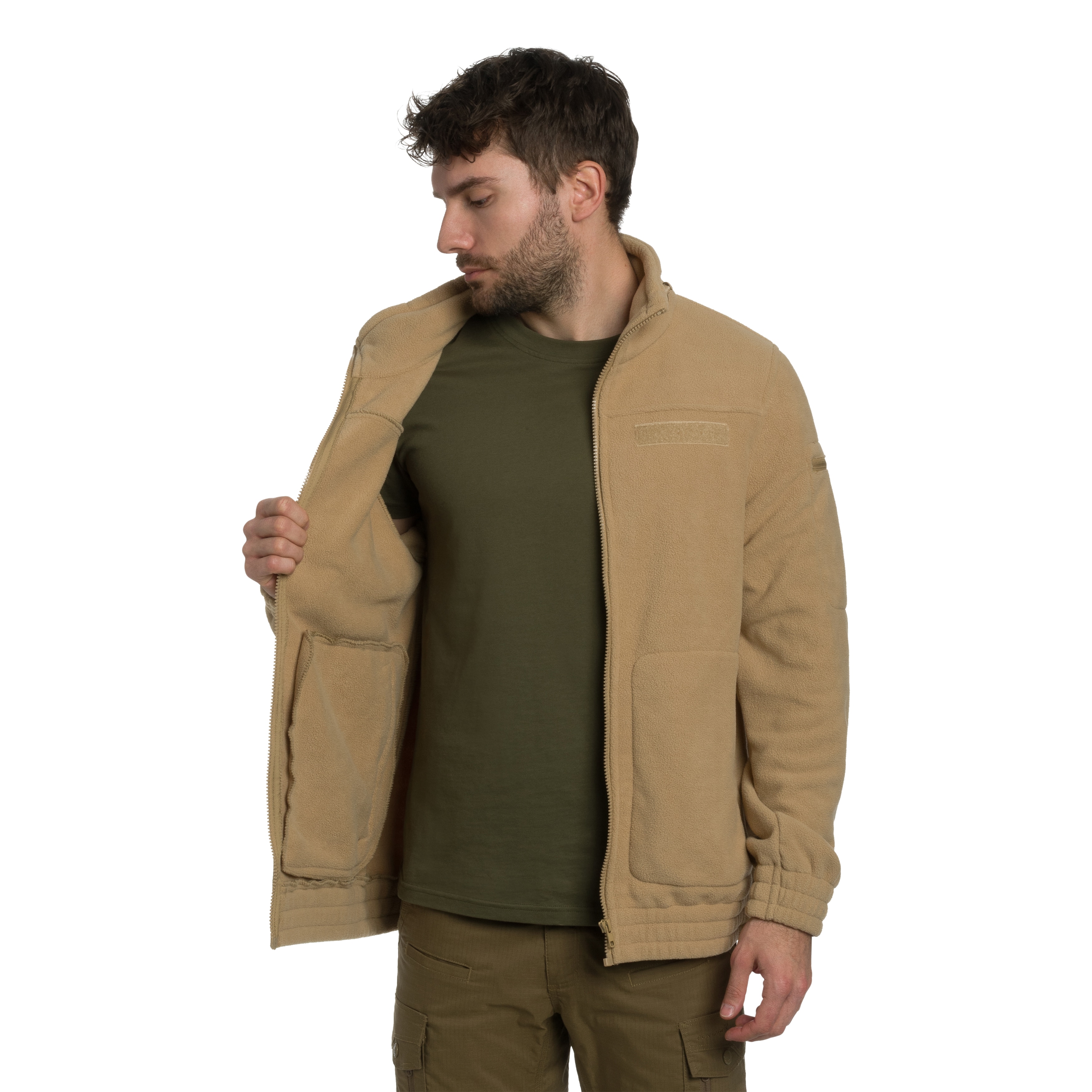 Polar Brandit Fleecejacket Combat - Coyote