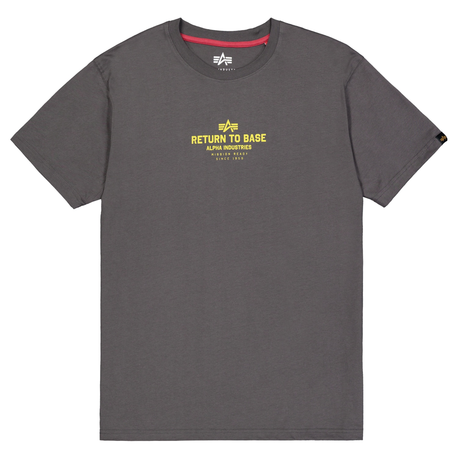 Koszulka T-shirt Alpha Industries Return to Base - Vintage Grey