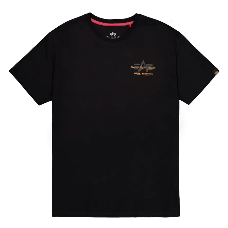 Koszulka T-shirt Alpha Industries Tonal Logo Print - Black