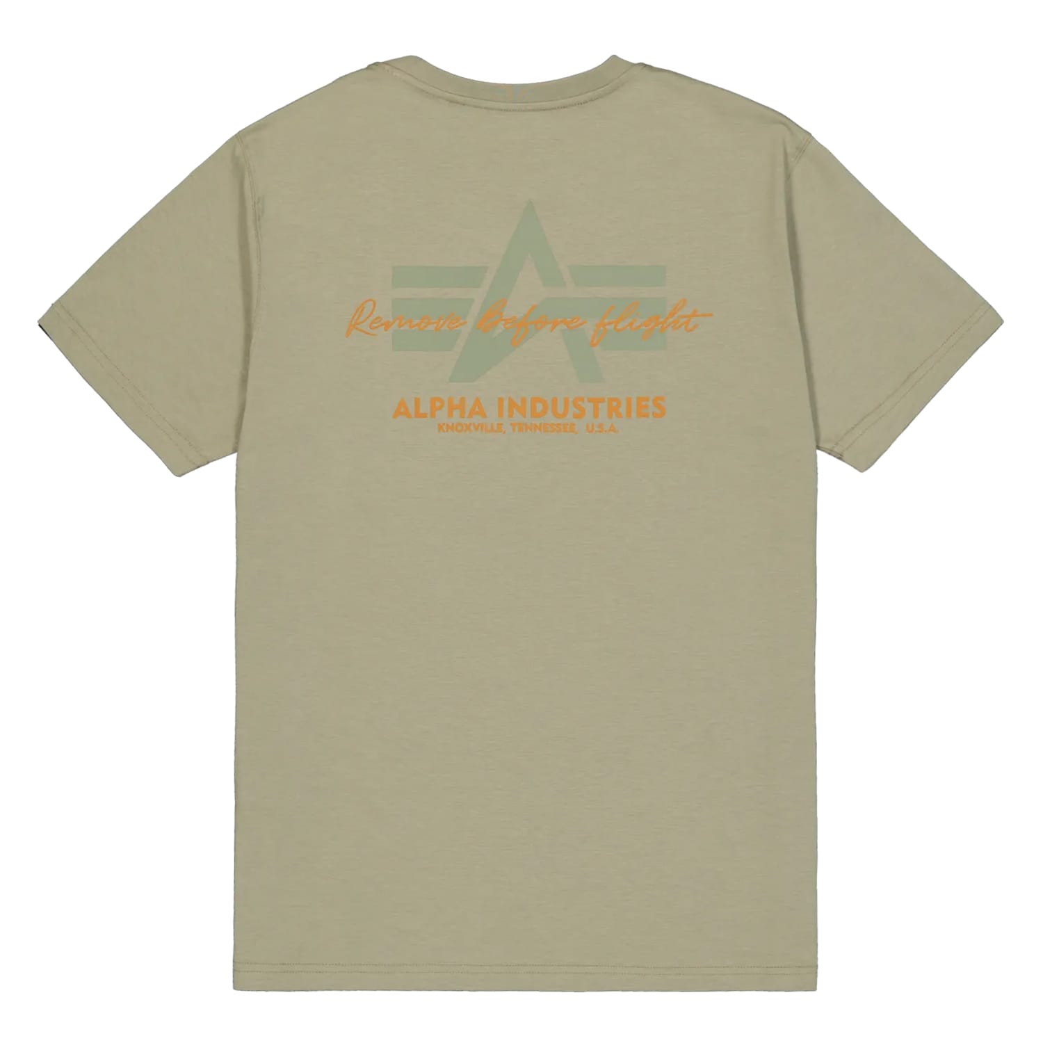 Koszulka T-shirt Alpha Industries Tonal Logo Print - Olive