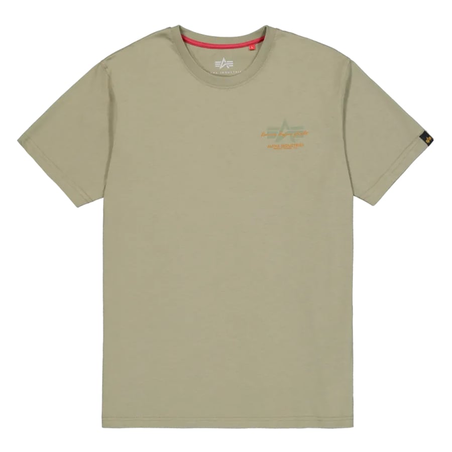 Koszulka T-shirt Alpha Industries Tonal Logo Print - Olive