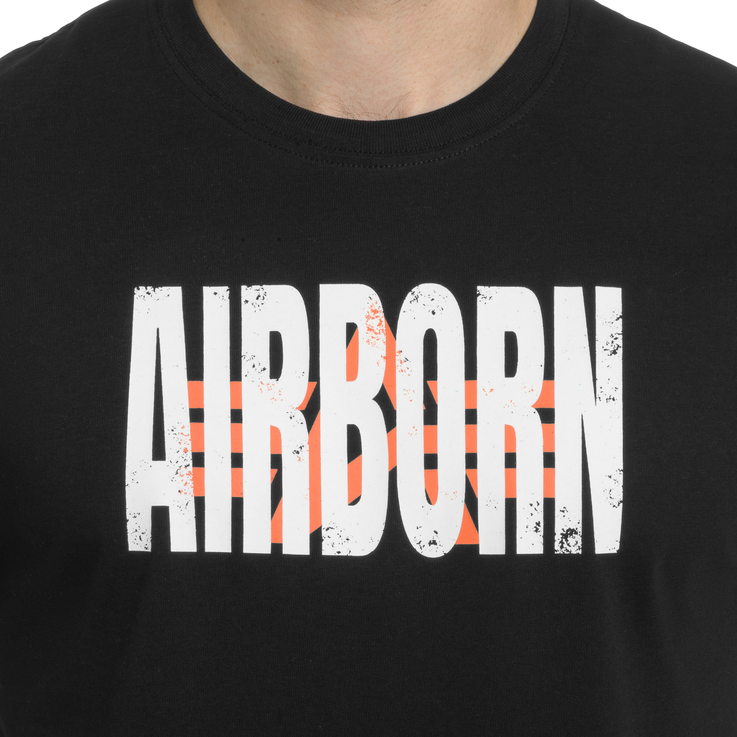Koszulka T-Shirt Alpha Industries Logo Airborn - Black